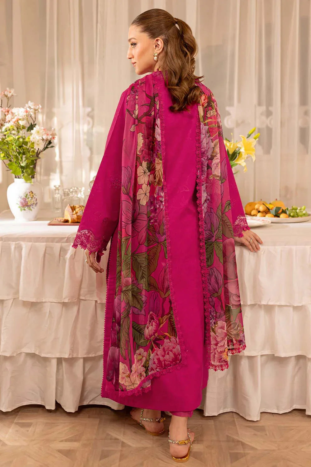 Farasha | Printed Essentials | Aster - Aqsa Fabrics