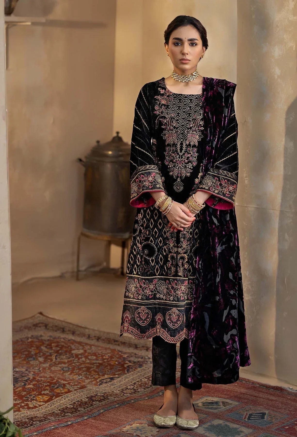 Adans Libas | Plachi Luxury Formals 24 | PLACHI 4447 - Aqsa Fabrics