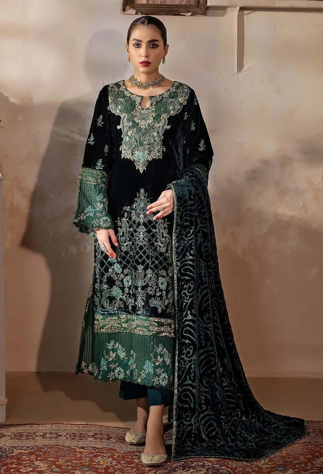 Adans Libas | Plachi Luxury Formals 24 | PLACHI 4444 - Aqsa Fabrics