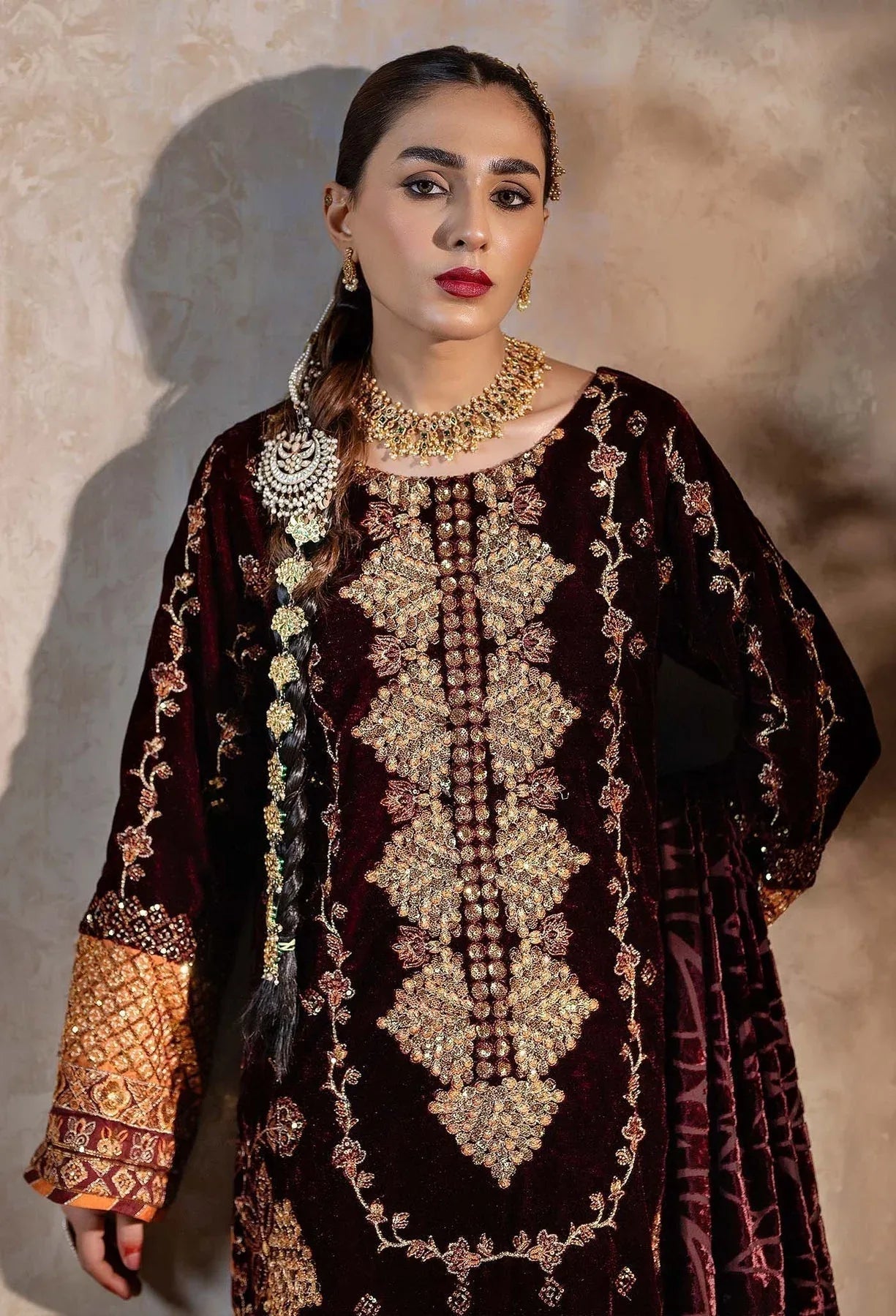 Adans Libas | Plachi Luxury Formals 24 | PLACHI 4449 - Aqsa Fabrics