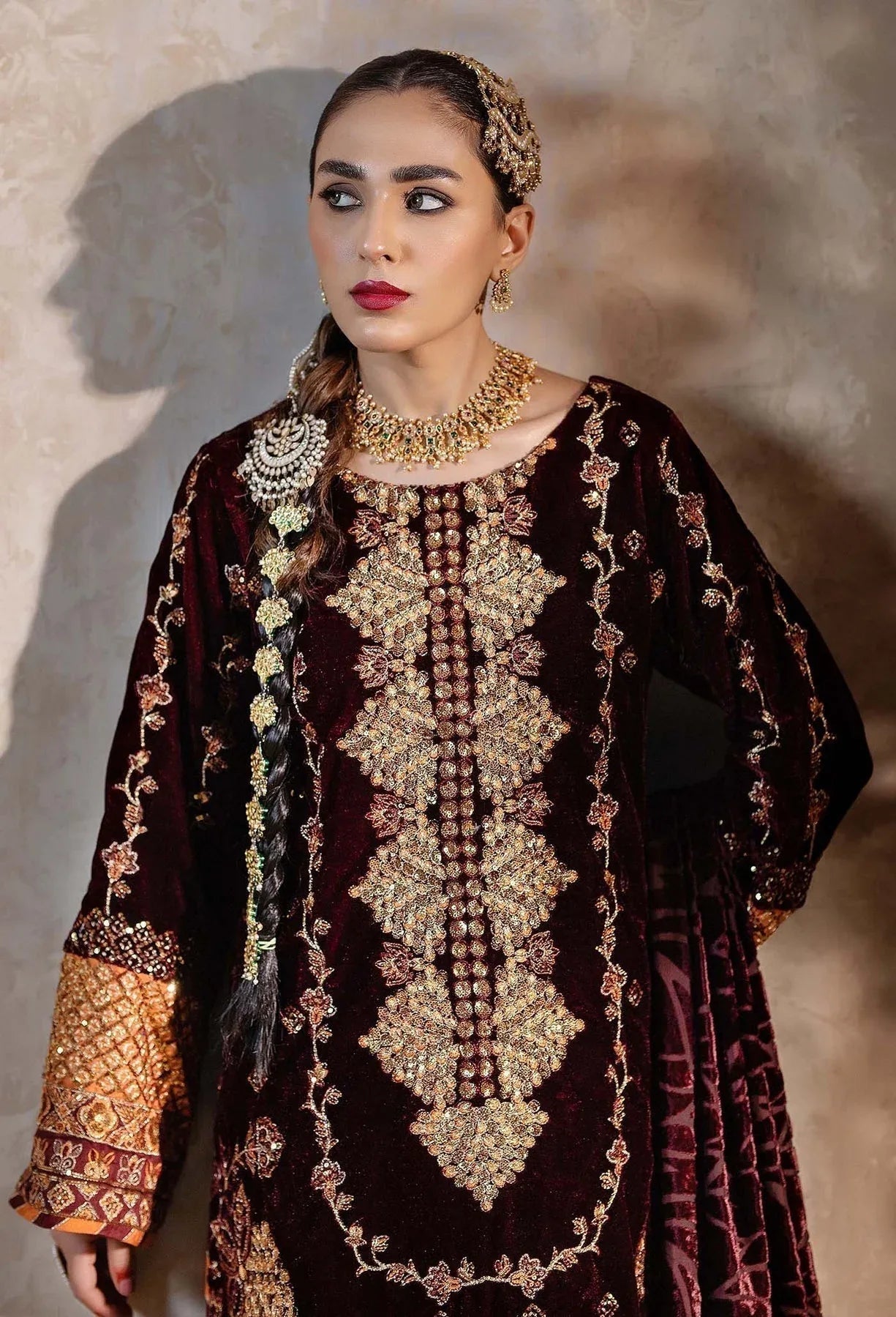 Adans Libas | Plachi Luxury Formals 24 | PLACHI 4449 - Aqsa Fabrics