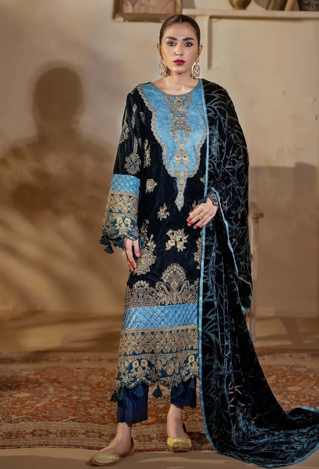 Adans Libas | Plachi Luxury Formals 24 | PLACHI 4446 - Aqsa Fabrics