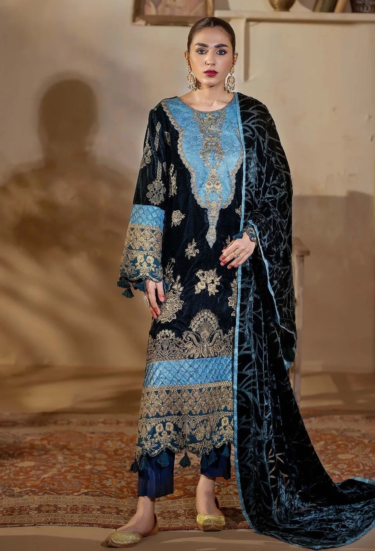 Adans Libas | Plachi Luxury Formals 24 | PLACHI 4446 - Aqsa Fabrics