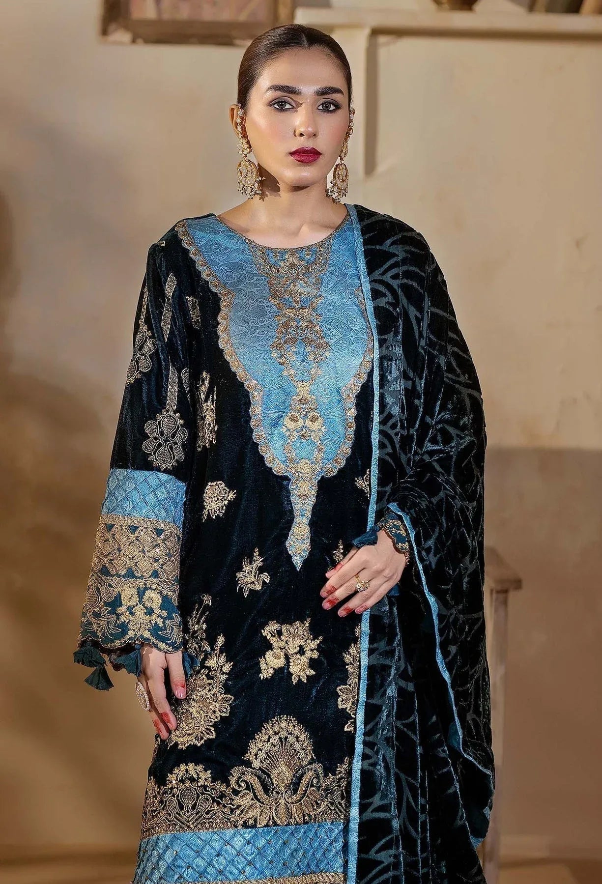 Adans Libas | Plachi Luxury Formals 24 | PLACHI 4446 - Aqsa Fabrics