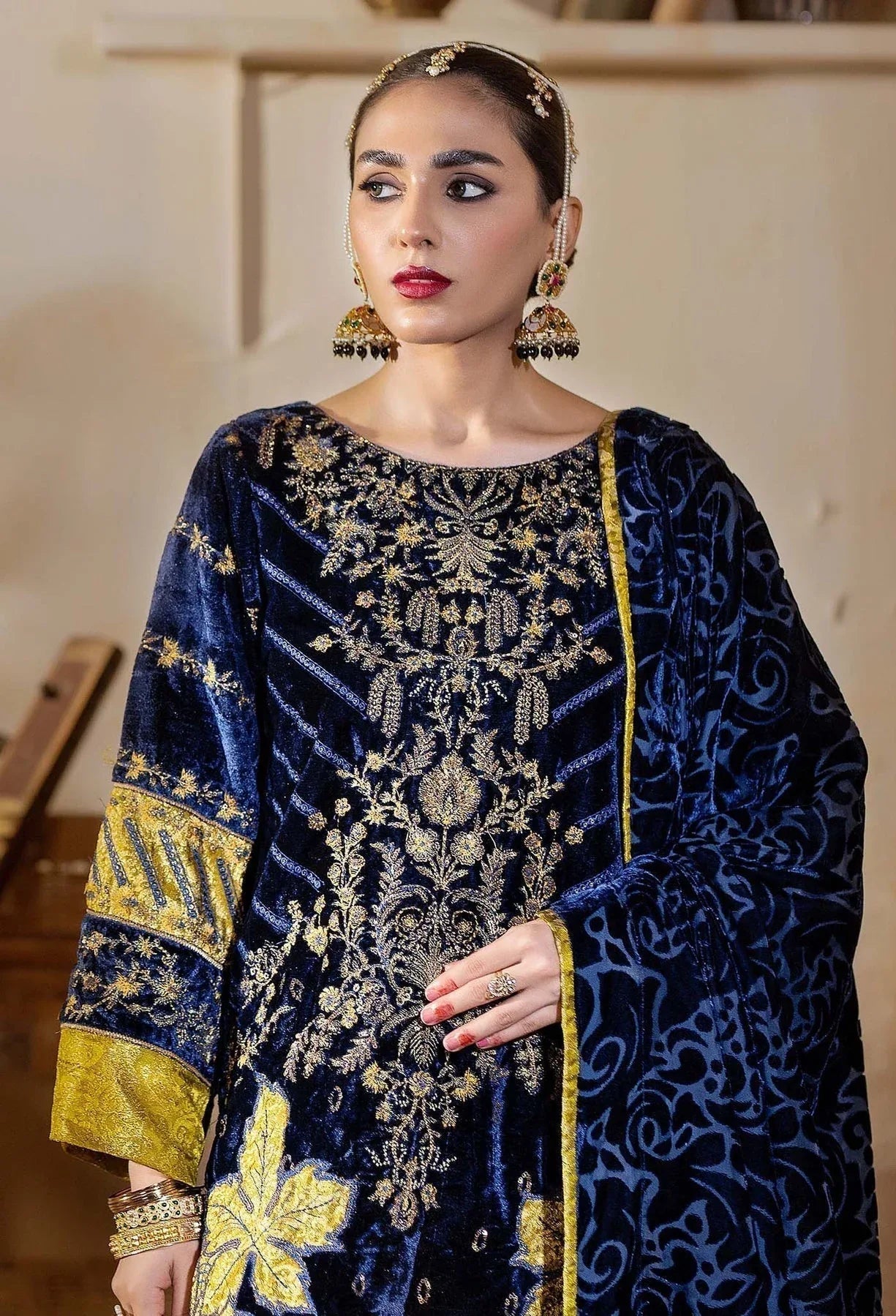 Adans Libas | Plachi Luxury Formals 24 | PLACHI 4448 - Aqsa Fabrics