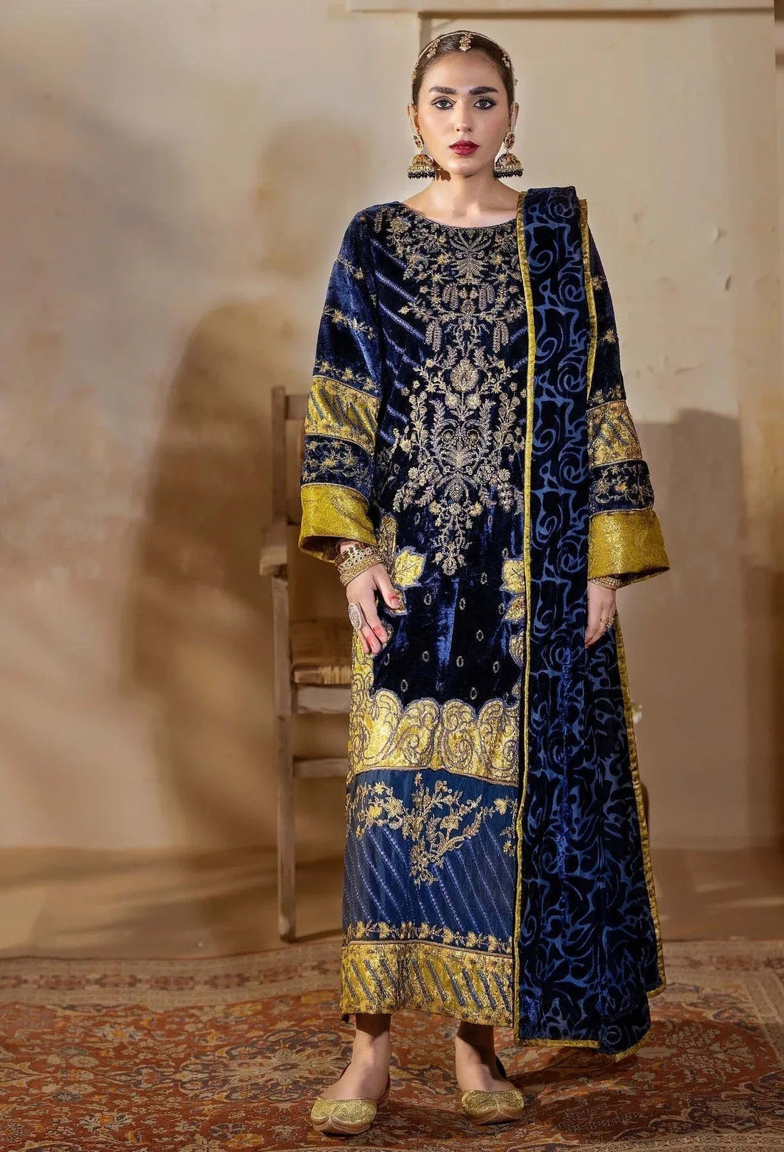 Adans Libas | Plachi Luxury Formals 24 | PLACHI 4448 - Aqsa Fabrics