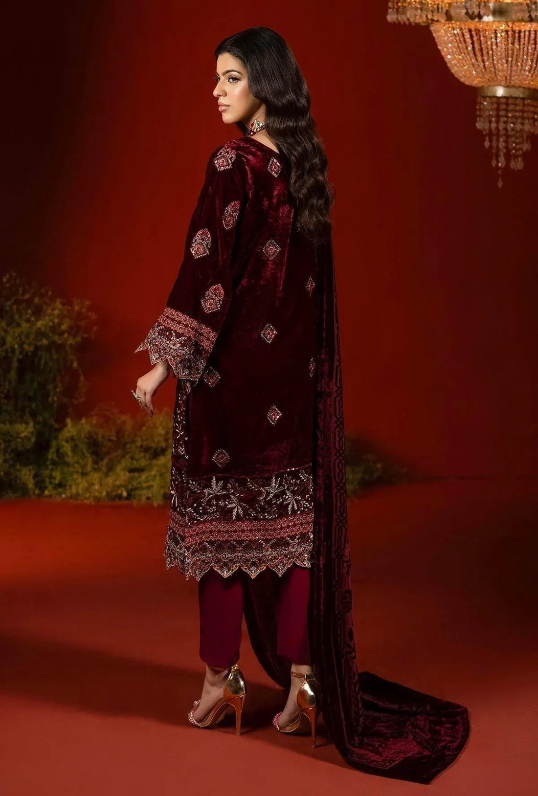 Adans Libas | Plachi Luxury Formals 24 | PLACHI 1410 - Aqsa Fabrics
