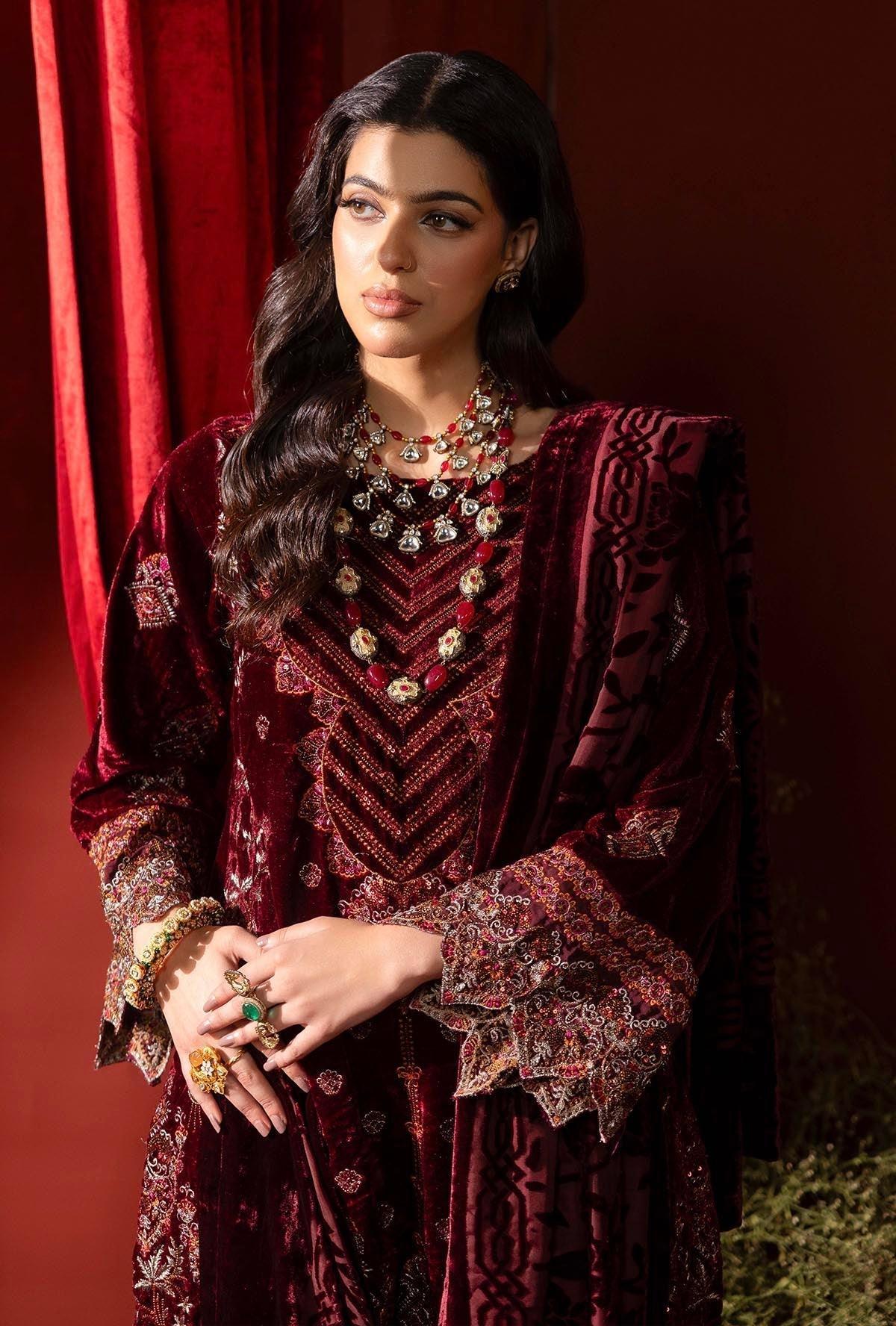 Adans Libas | Plachi Luxury Formals 24 | PLACHI 1410 - Aqsa Fabrics