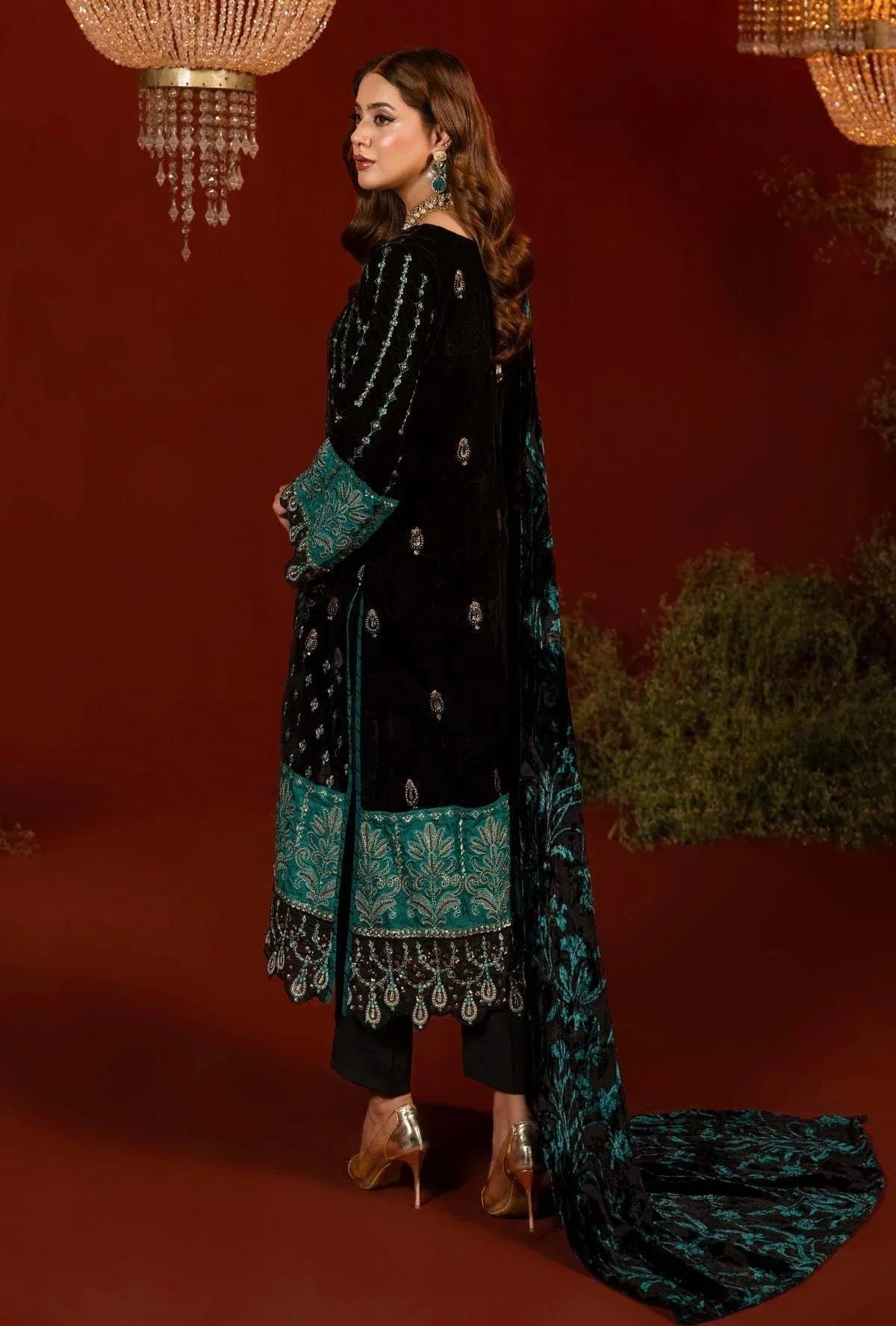 Adans Libas | Plachi Luxury Formals 24 | PLACHI 1413 - Aqsa Fabrics
