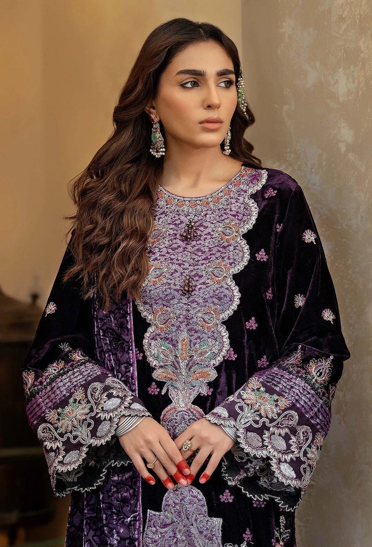 Adans Libas | Plachi Luxury Formals 24 | PLACHI 4443 - Aqsa Fabrics