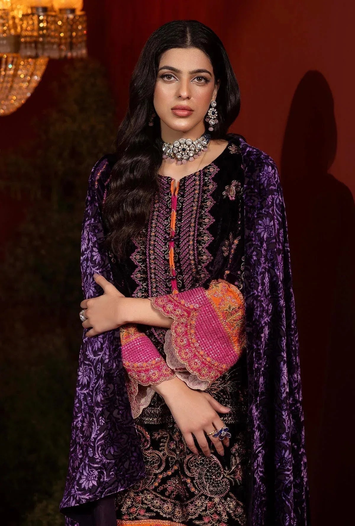 Adans Libas | Plachi Luxury Formals 24 | PLACHI 1414 - Aqsa Fabrics