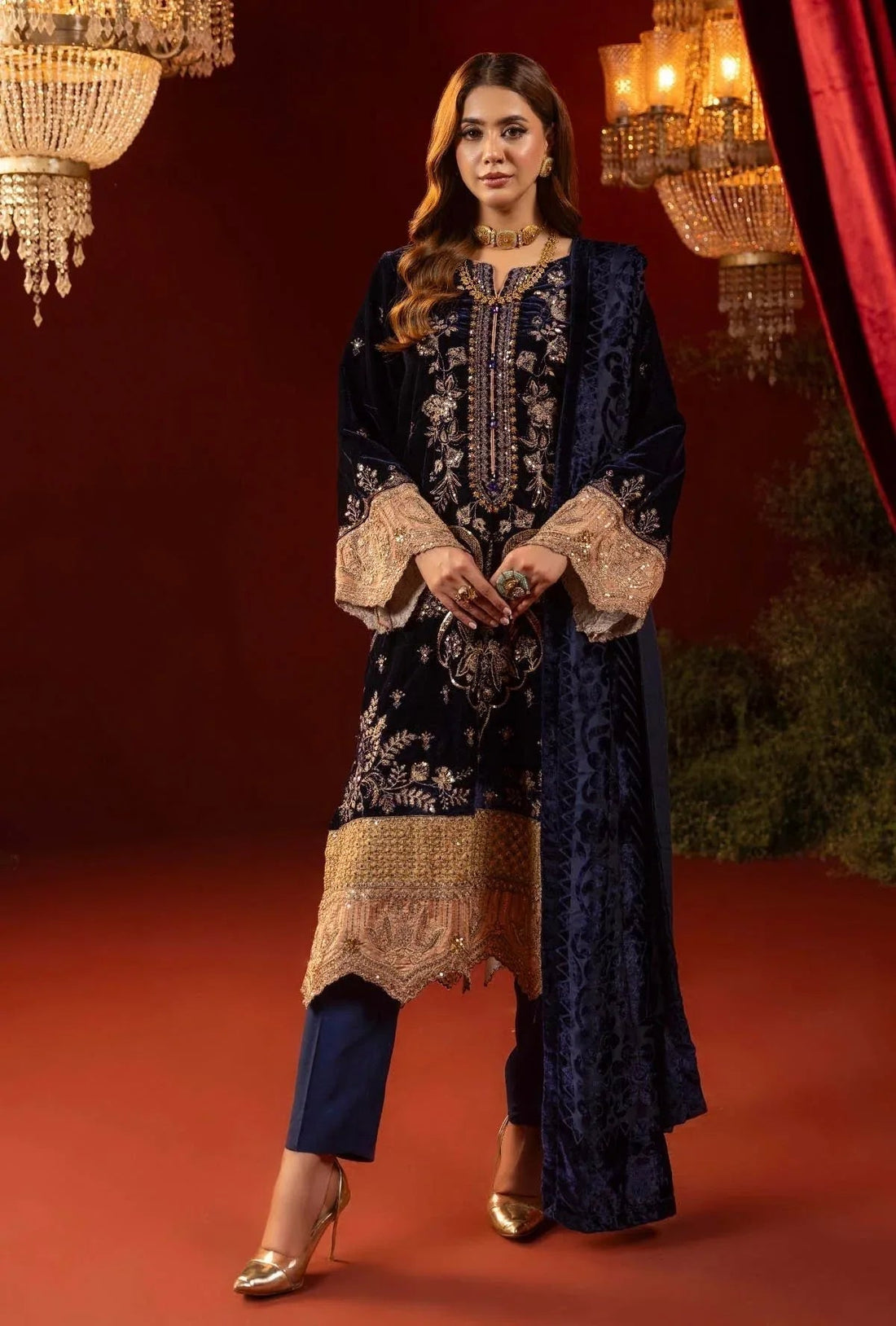Adans Libas | Plachi Luxury Formals 24 | PLACHI 1415 - Aqsa Fabrics
