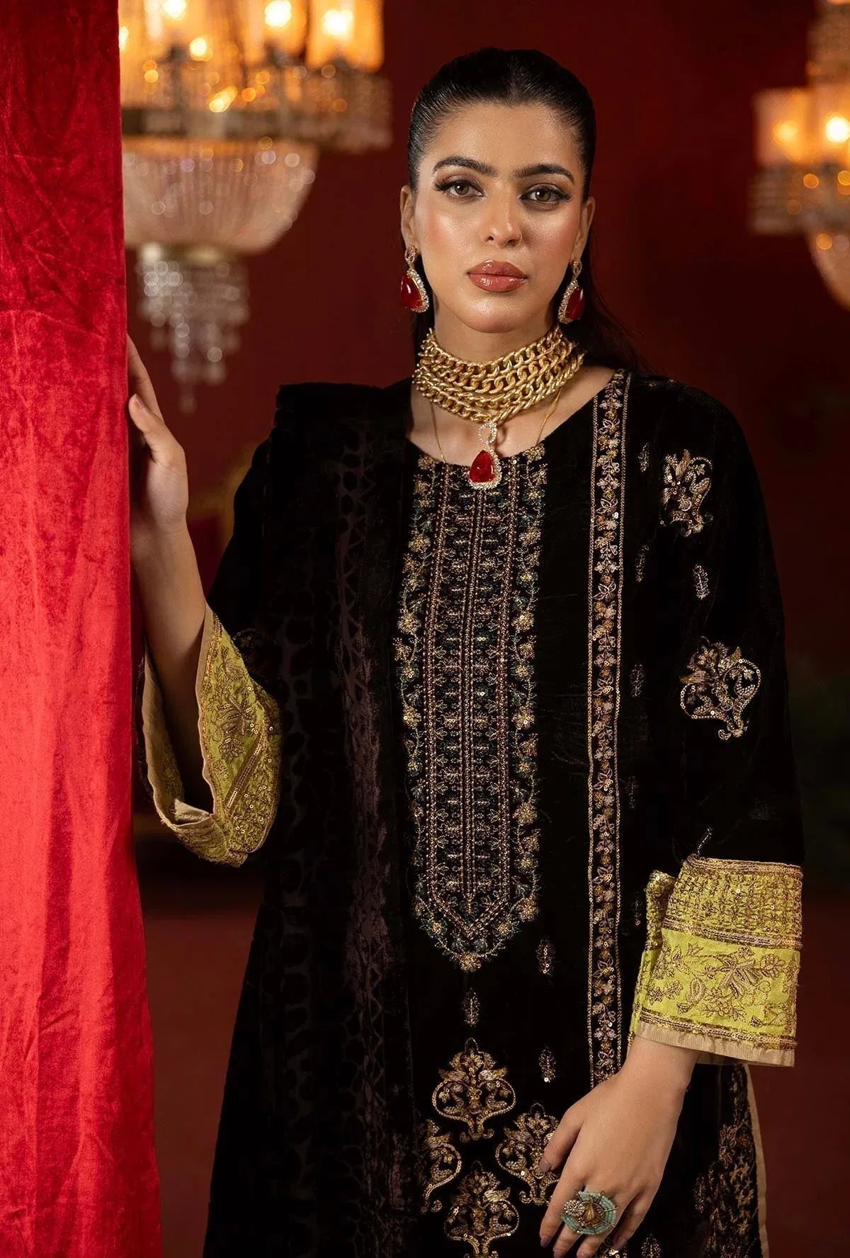 Adans Libas | Plachi Luxury Formals 24 | PLACHI 1416 - Aqsa Fabrics
