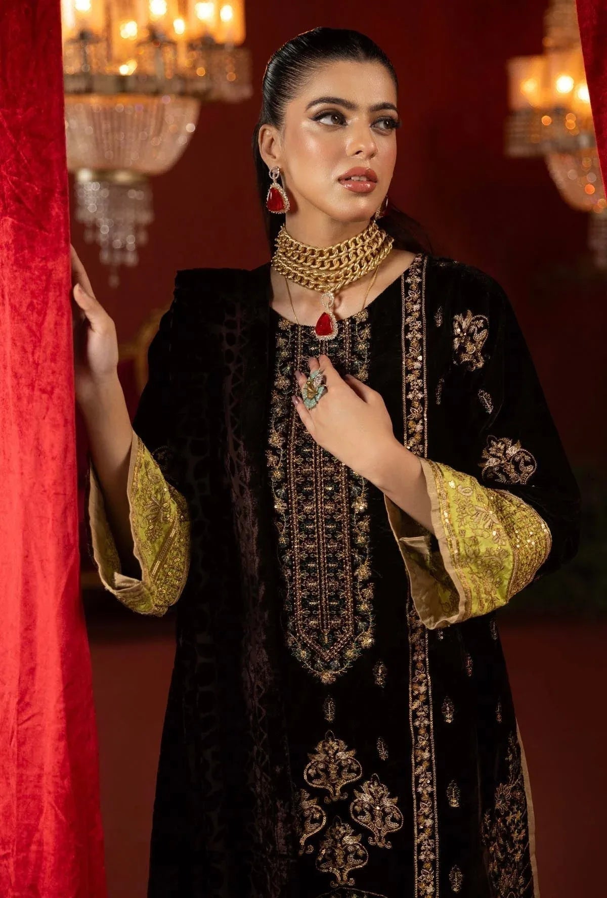 Adans Libas | Plachi Luxury Formals 24 | PLACHI 1416 - Aqsa Fabrics