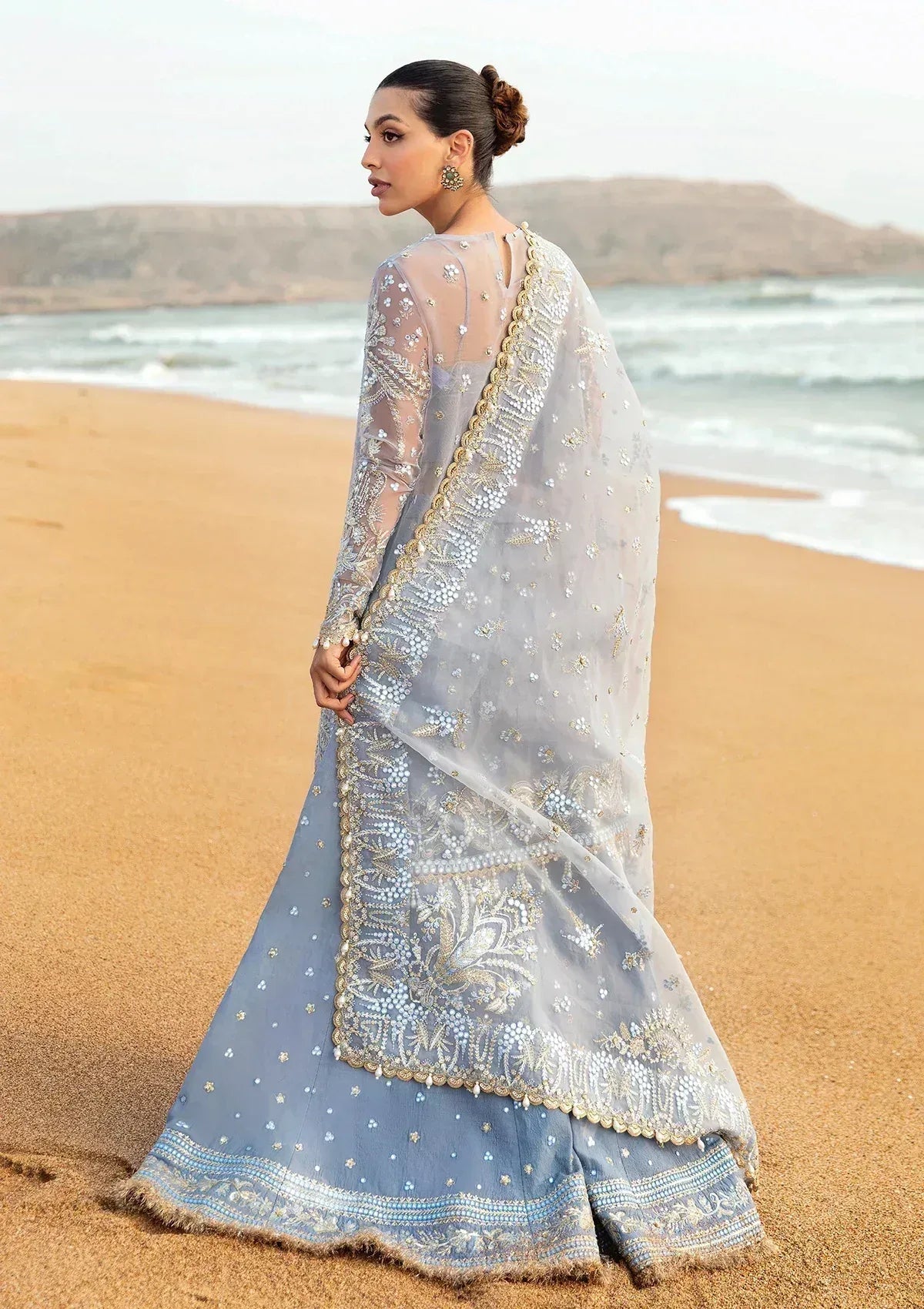 Afrozeh | Dastangoi Wedding Formal'24 | AWE-01 NASHMIA - Aqsa Fabrics