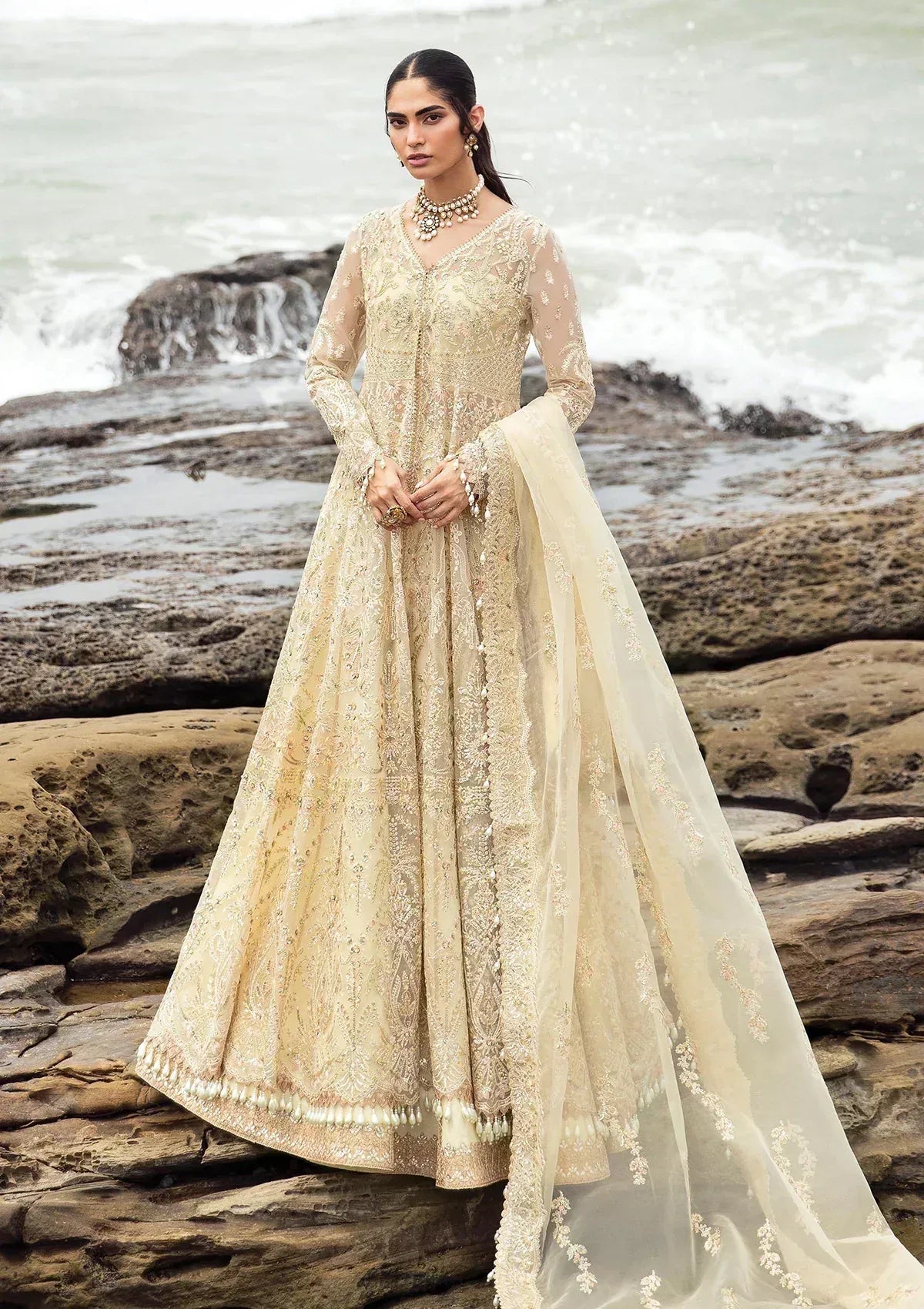 Afrozeh | Dastangoi Wedding Formal'24 | AWE-06 AROOHI - Aqsa Fabrics
