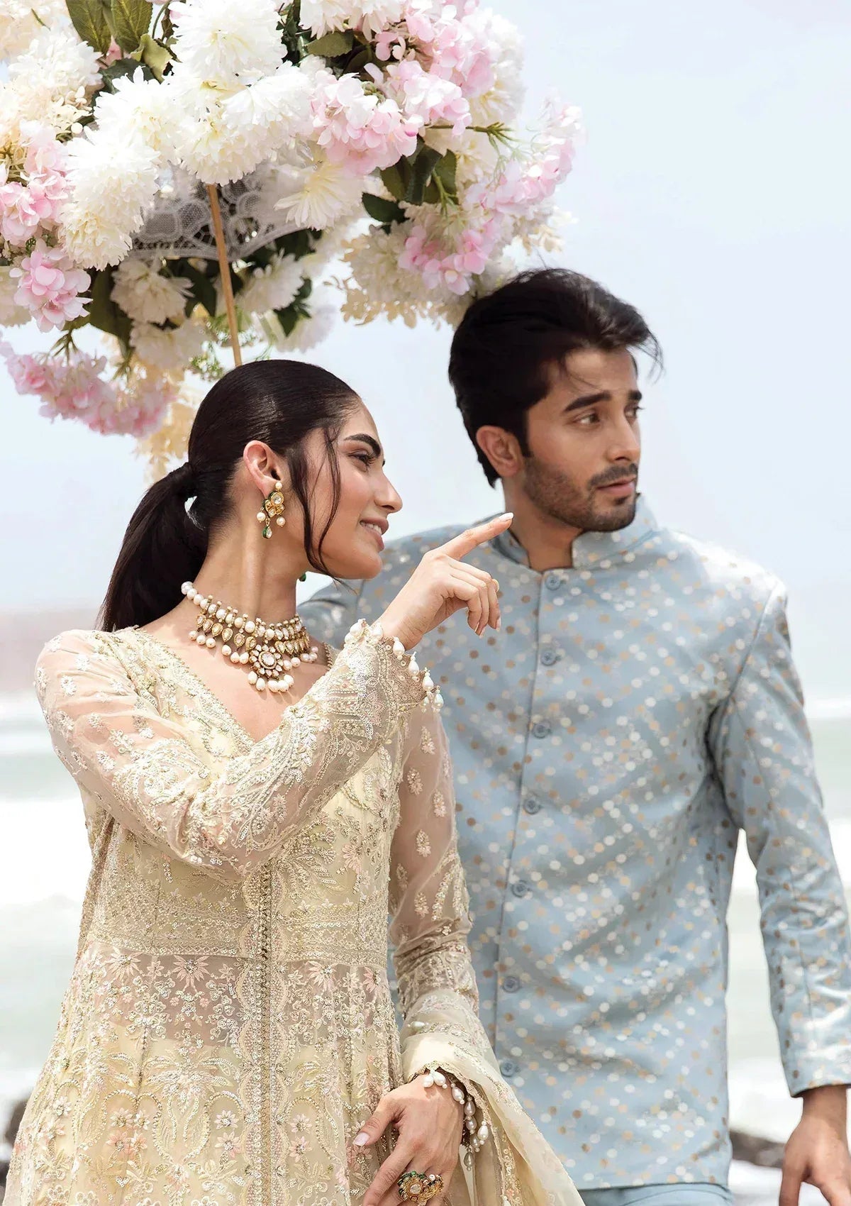 Afrozeh | Dastangoi Wedding Formal'24 | AWE-06 AROOHI - Aqsa Fabrics