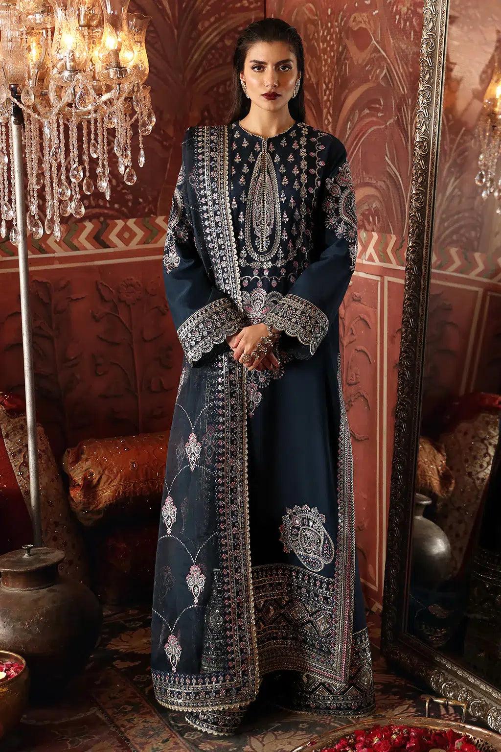 Afrozeh | Divani Silk Edit 23 | Naghma - Aqsa Fabrics