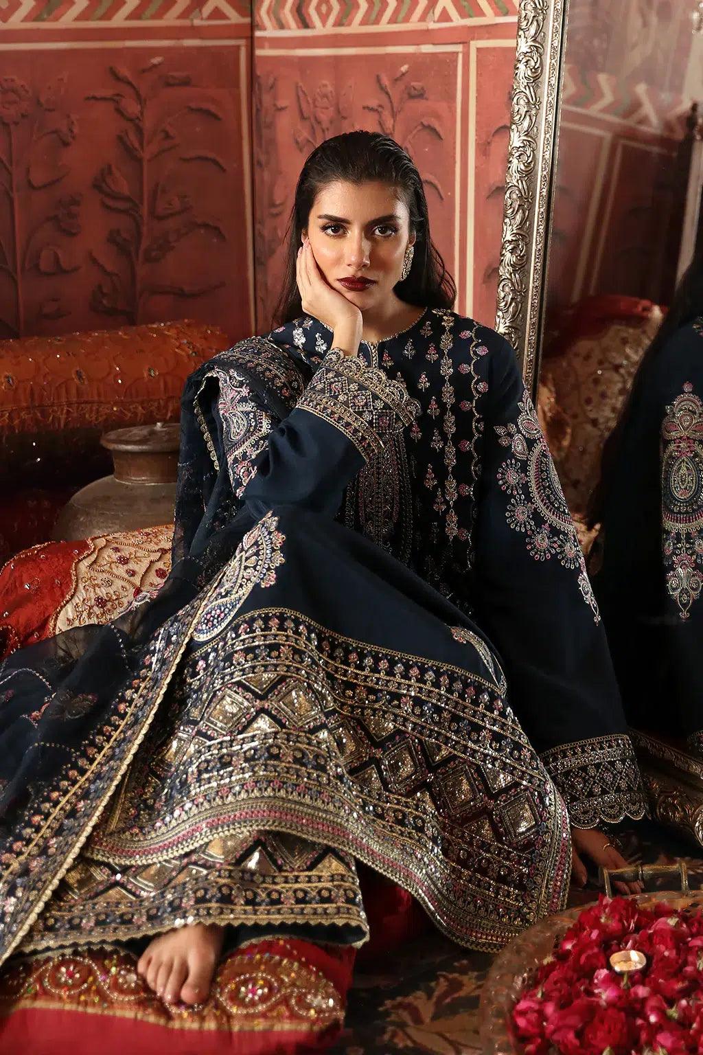 Afrozeh | Divani Silk Edit 23 | Naghma - Aqsa Fabrics