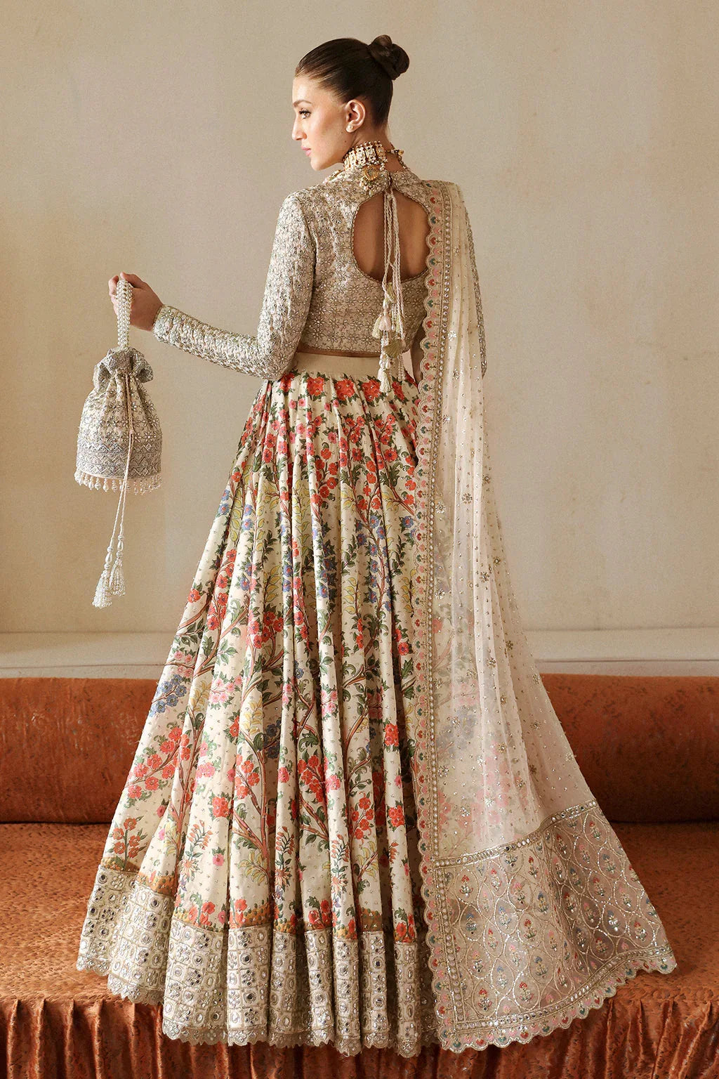 Afrozeh Shehnai Wedding Formal 3Pc Suit AFS-24-09 Gulnar - Aqsa Fabrics