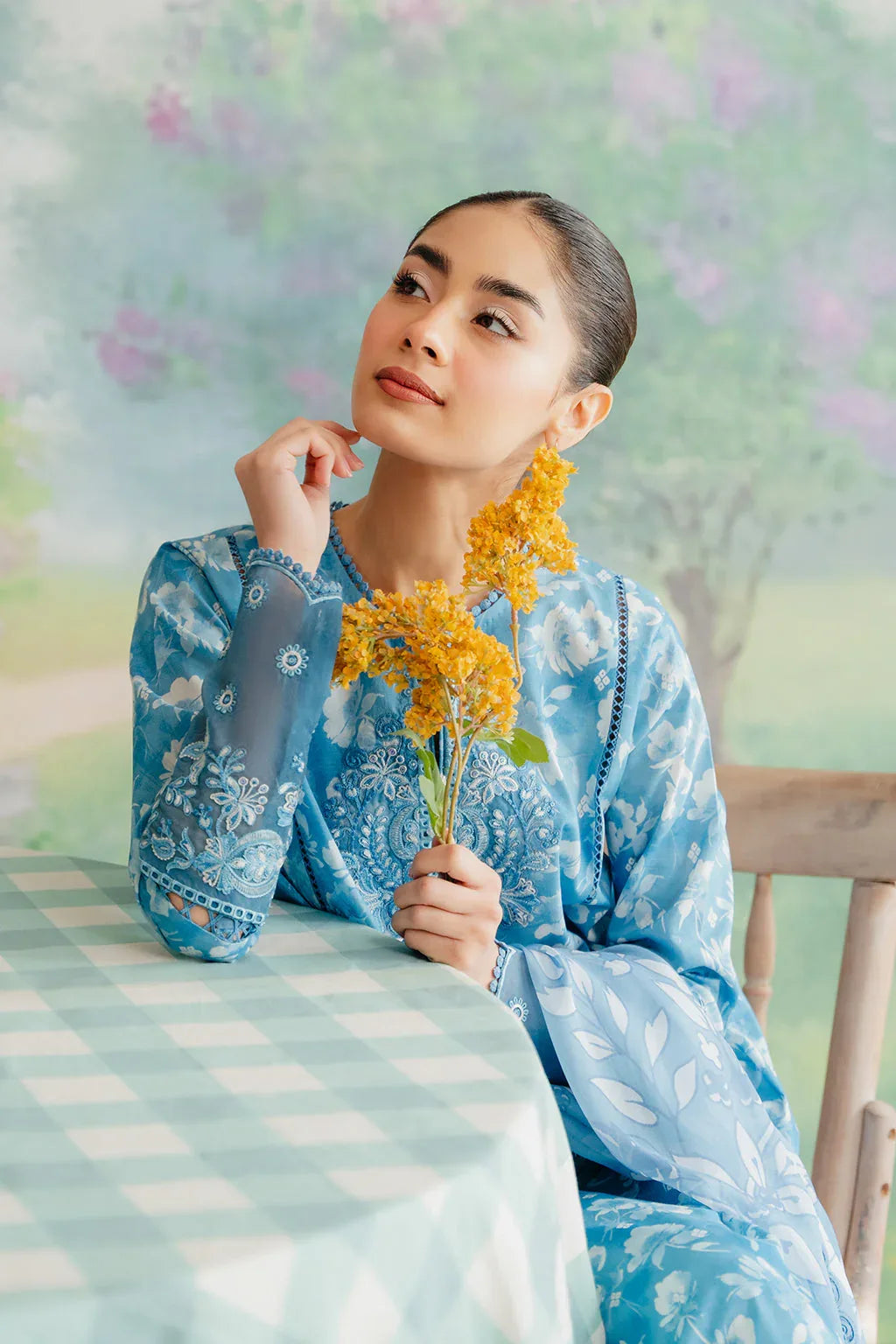 Afrozeh | The Floral Charm | Nigella - Aqsa Fabrics