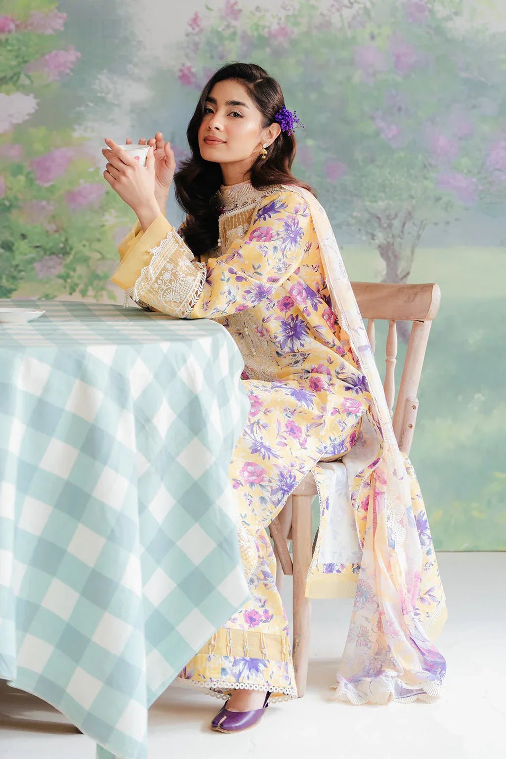 Afrozeh | The Floral Charm | Tuscany - Aqsa Fabrics
