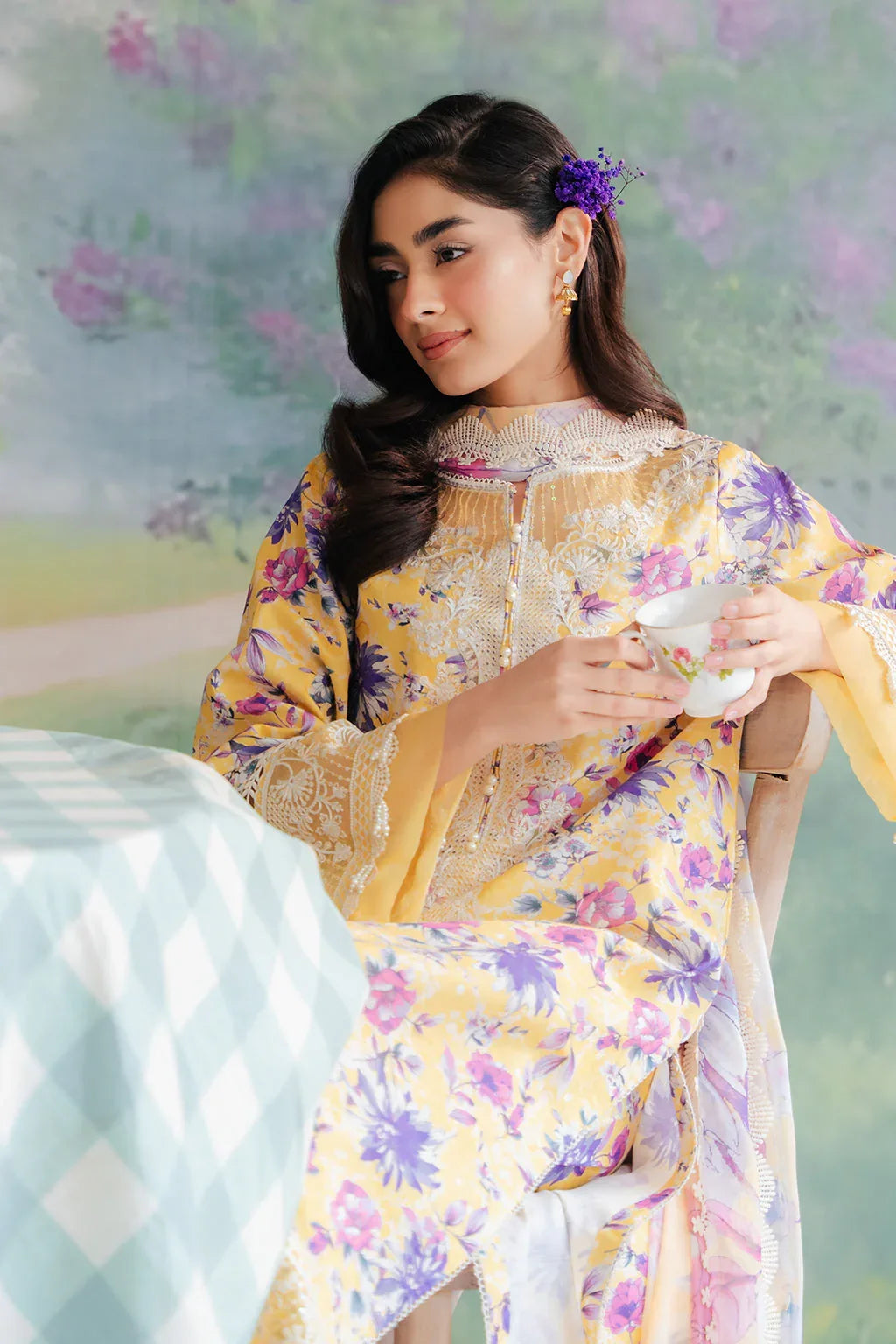 Afrozeh | The Floral Charm | Tuscany - Aqsa Fabrics