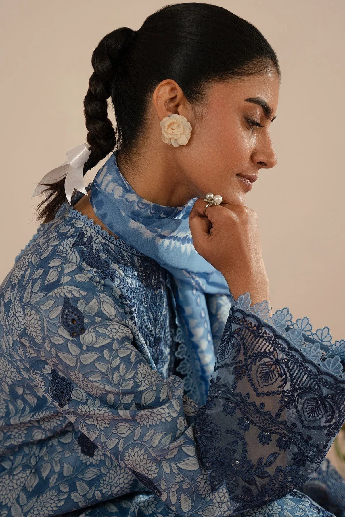 Afrozeh | Floral Charm 25 | Kalina - Aqsa Fabrics