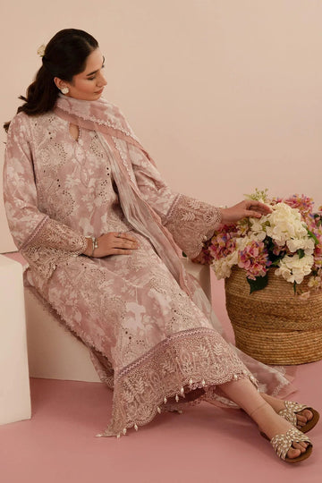 Afrozeh | Floral Charm 25 | Myrtle - Aqsa Fabrics