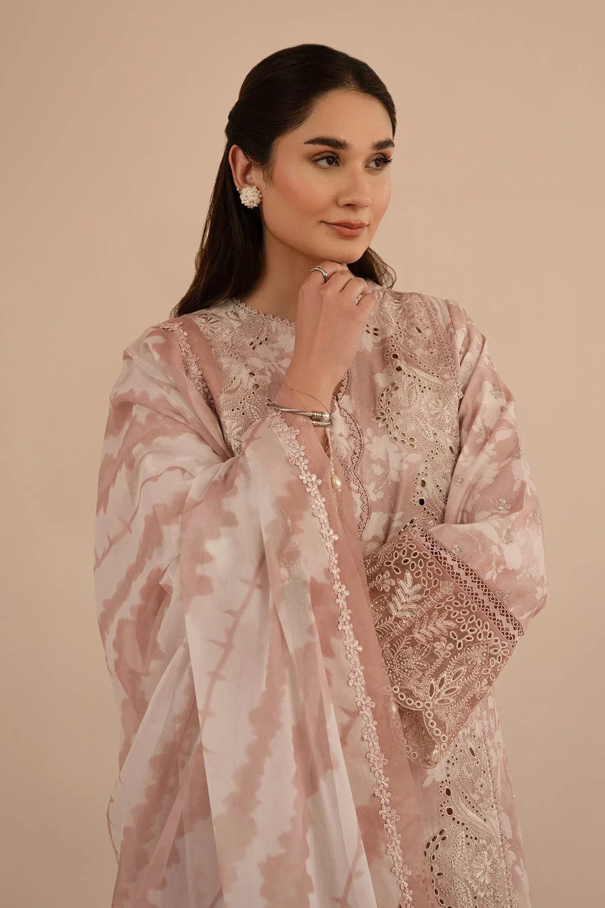 Afrozeh | Floral Charm 25 | Myrtle - Aqsa Fabrics