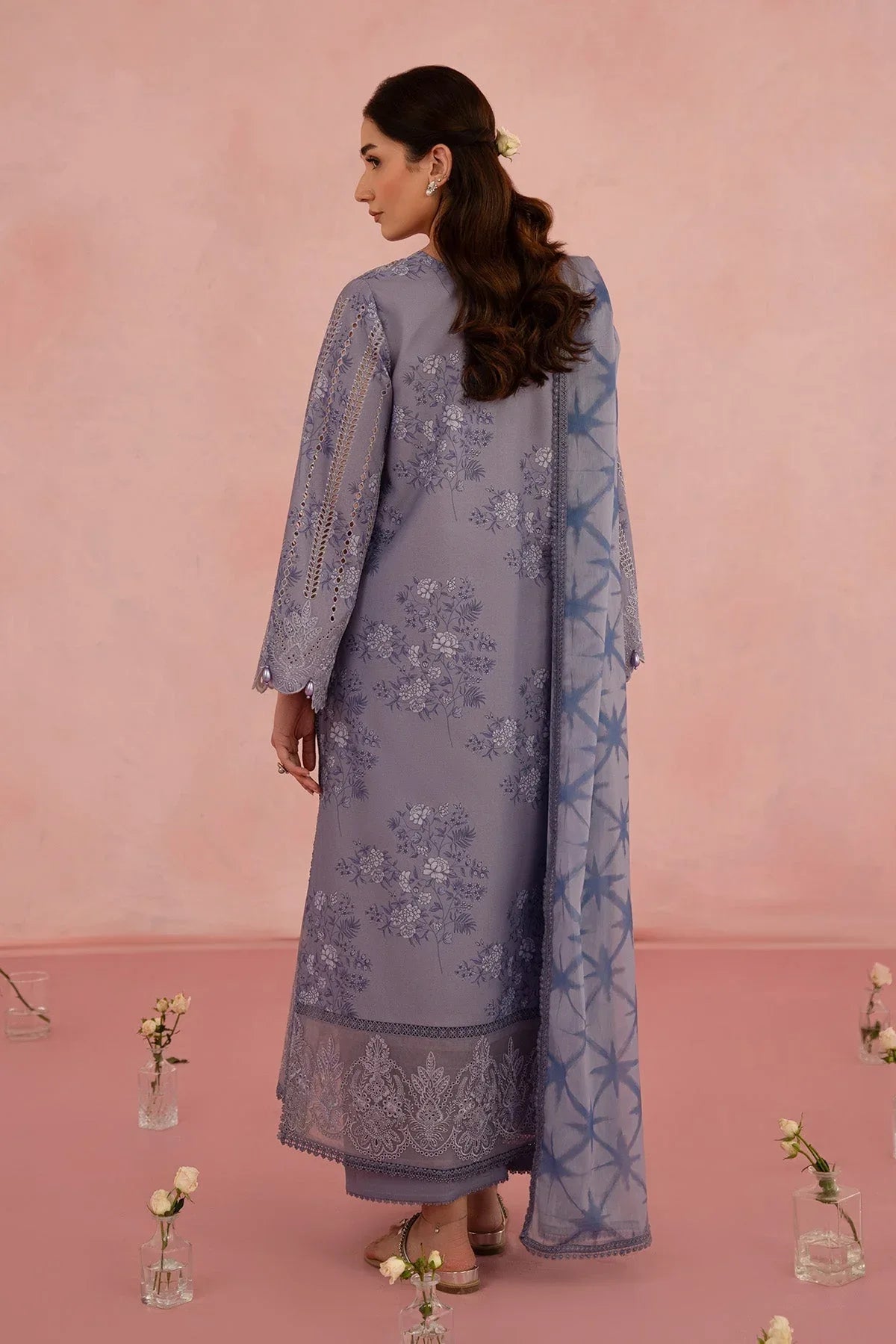 Afrozeh | Floral Charm 25 | Columbine - Aqsa Fabrics