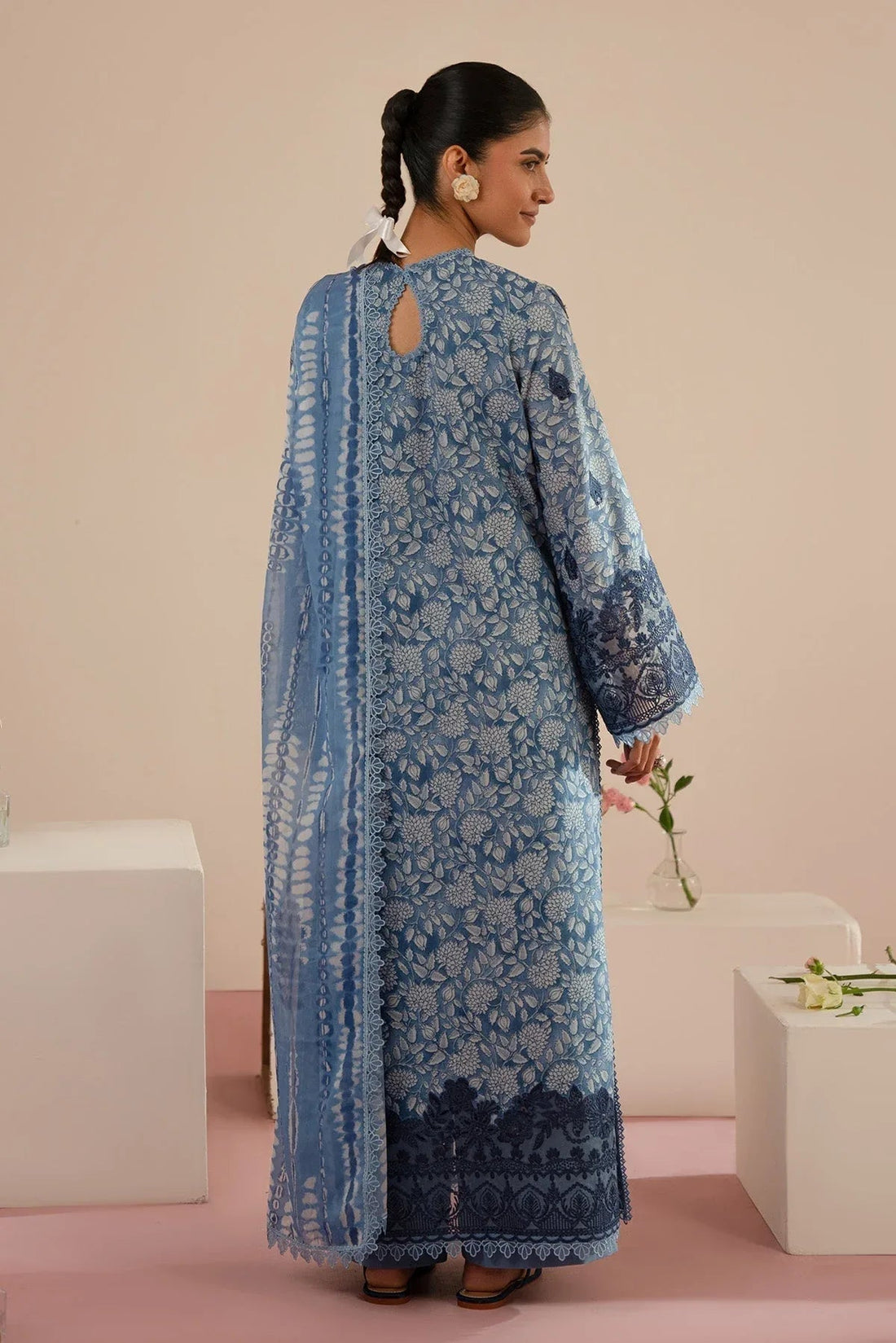 Afrozeh | Floral Charm 25 | Kalina - Aqsa Fabrics