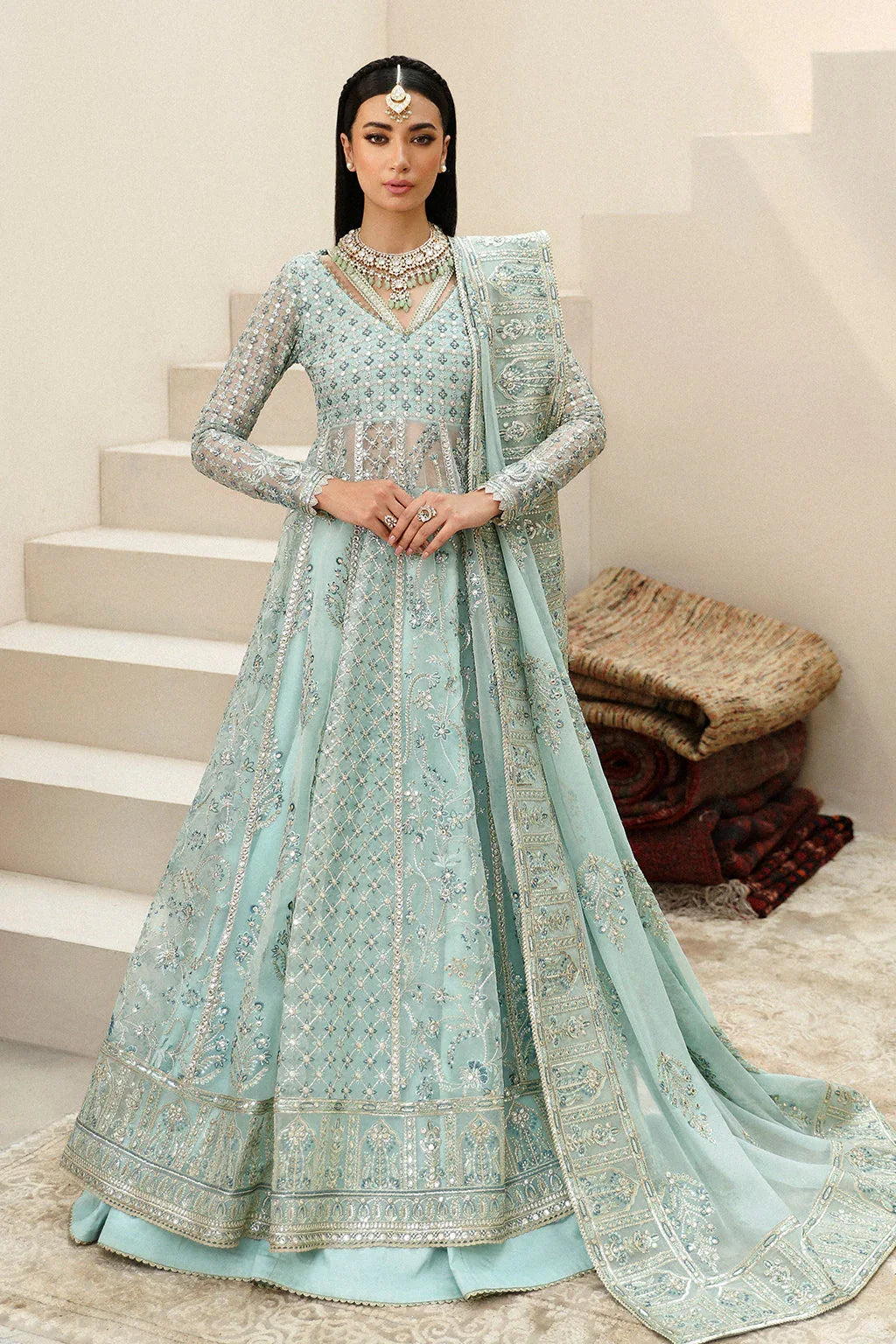 Afrozeh | Shehnai Wedding Formals 24 | Tazmeen - Aqsa Fabrics