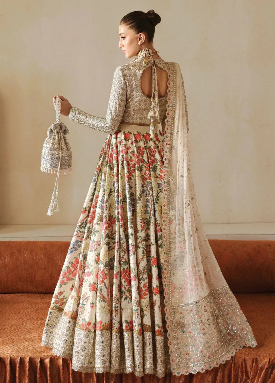 Afrozeh Shehnai Wedding Formal 3Pc Suit AFS-24-09 Gulnar - Aqsa Fabrics
