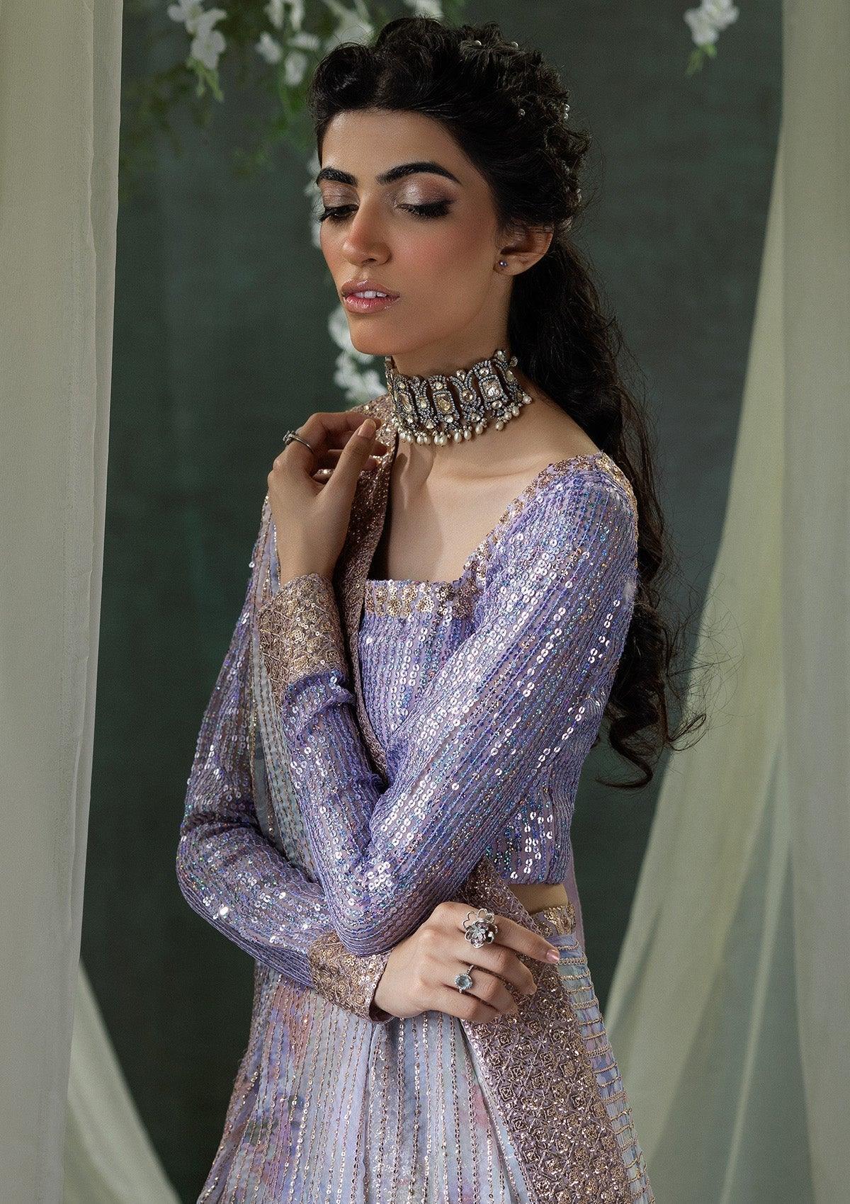 Aik Atelier | Sari Edit 2024 | SARI EDIT '24 VOL. 1 - LOOK 04 - Aqsa Fabrics