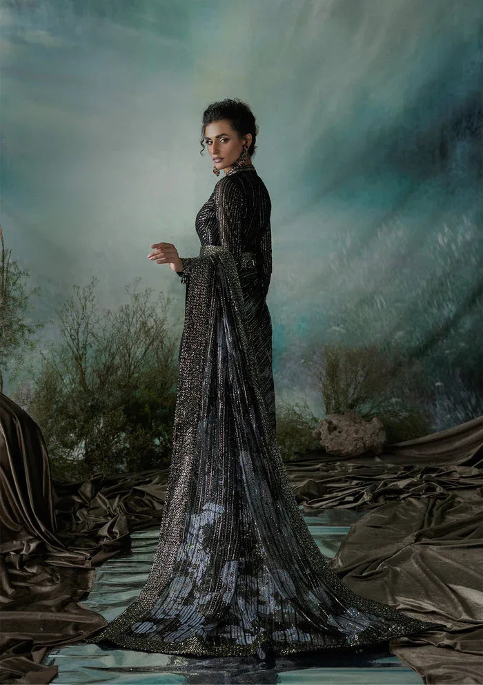 Aik Atelier | Sari Edit 2024 | SARI EDIT '24 VOL. 1 - LOOK 08 - Aqsa Fabrics