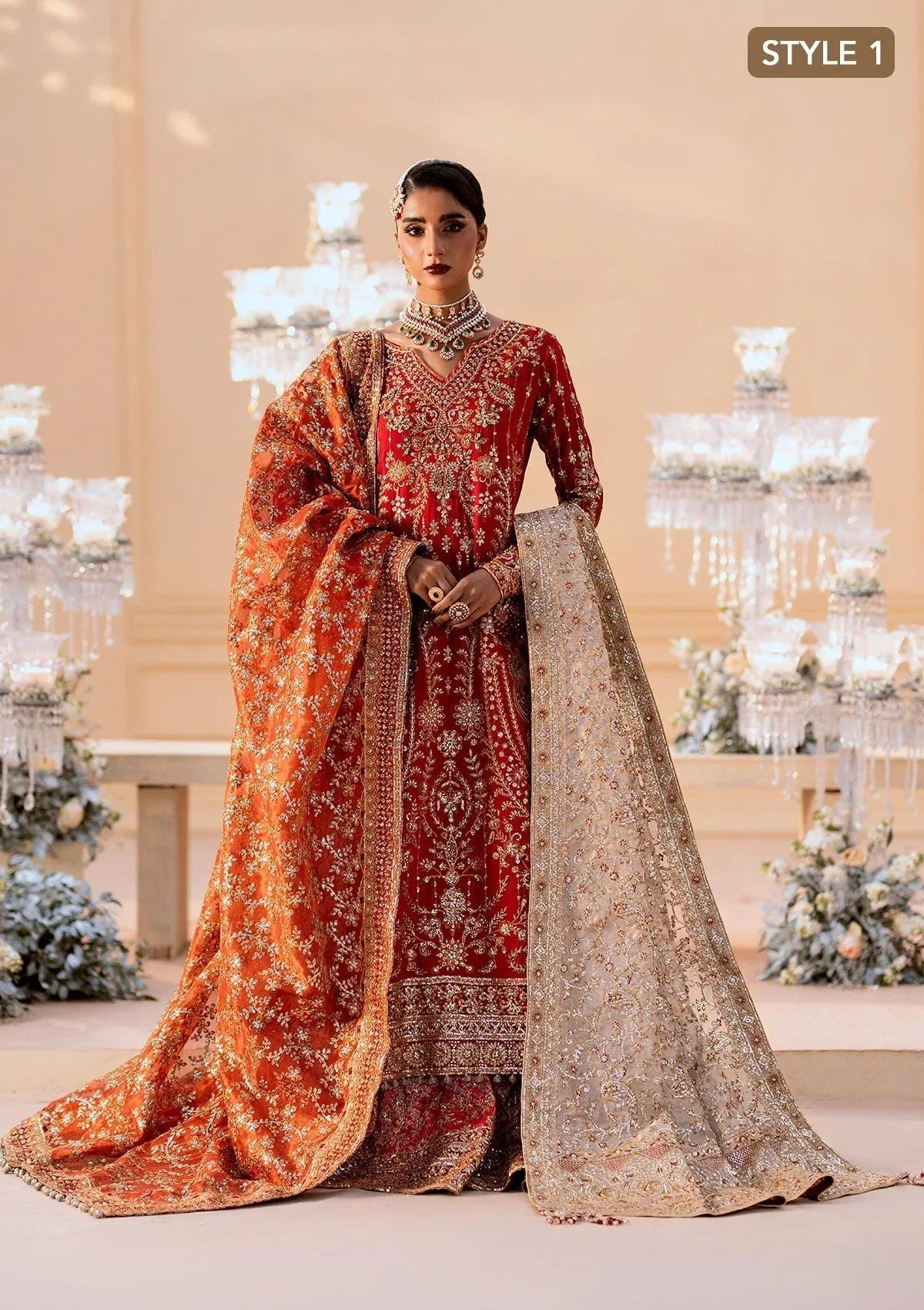 Aik Atelier | Wedding Festive 25 | LOOK 01 - Aqsa Fabrics