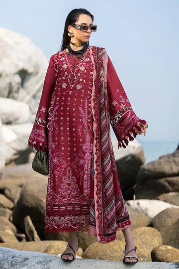 AJR Couture | Alif Signature Luxury Lawn 24 | Eleganza - Aqsa Fabrics