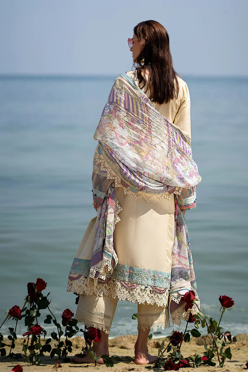 AJR Couture | Alif Signature Luxury Lawn 24 | Coraline - Aqsa Fabrics