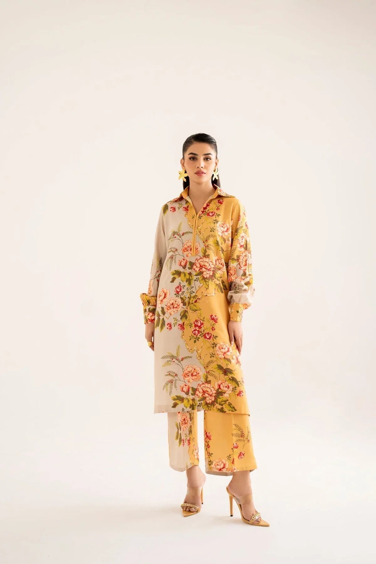 Akbar Aslam | Co-ords Sets |  Elea - Aqsa Fabrics