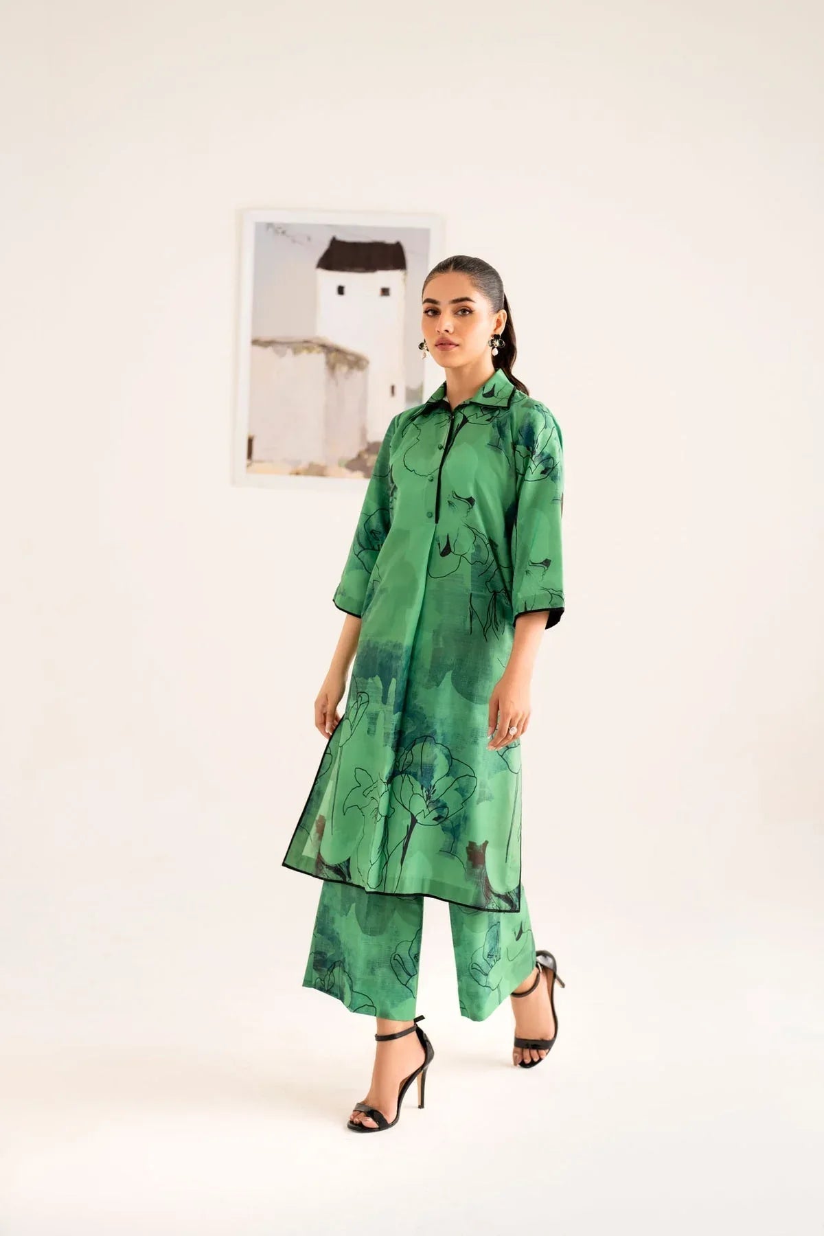 Akbar Aslam | Co-ords Sets | Luna - Aqsa Fabrics