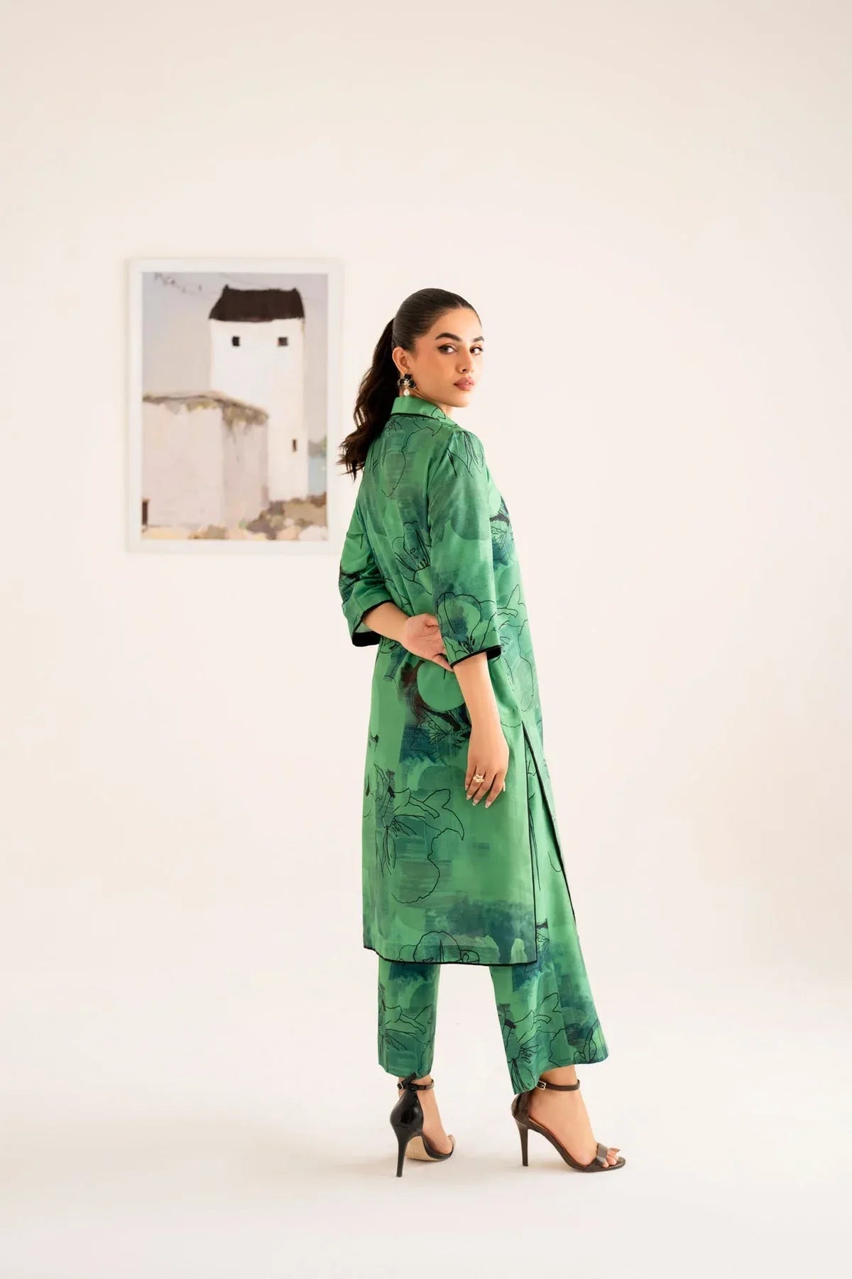 Akbar Aslam | Co-ords Sets | Luna - Aqsa Fabrics