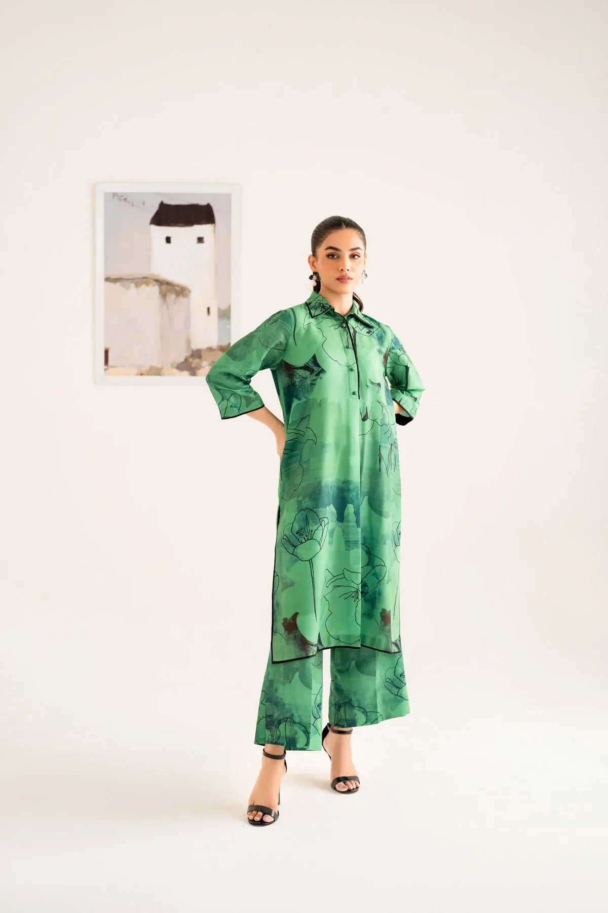 Akbar Aslam | Co-ords Sets | Luna - Aqsa Fabrics
