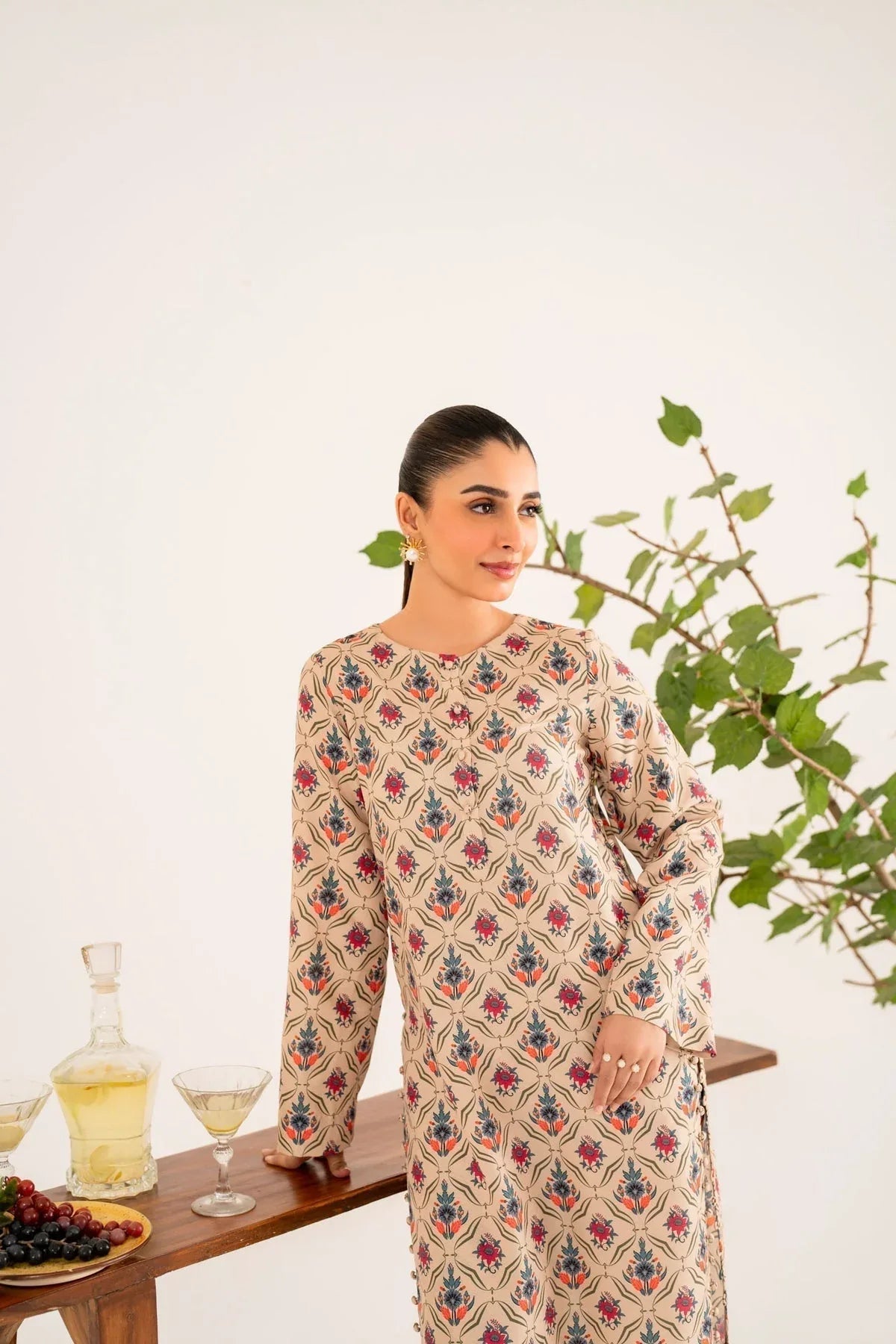 Akbar Aslam | Co-ords Sets |  Mary - Aqsa Fabrics