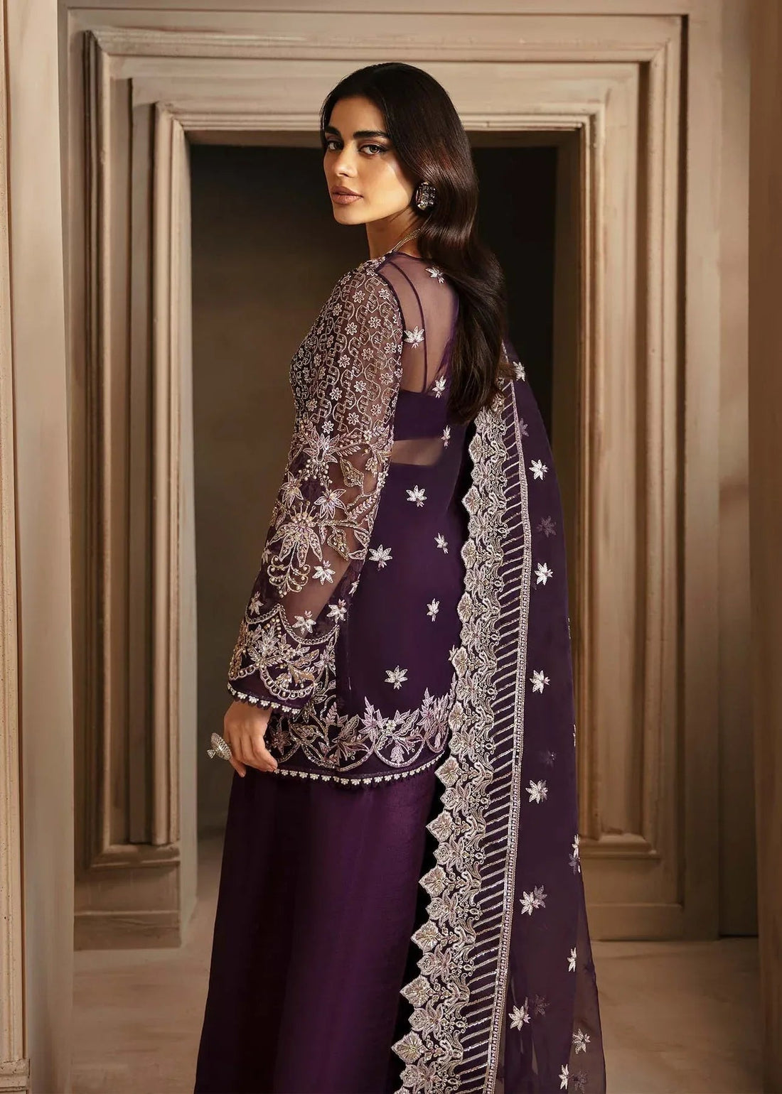 Akbar Aslam | Deewani Wedding Formals | Elowen - Aqsa Fabrics