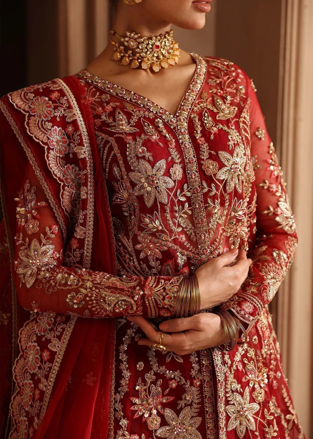 Akbar Aslam | Deewani Wedding Formals | Solene - Aqsa Fabrics