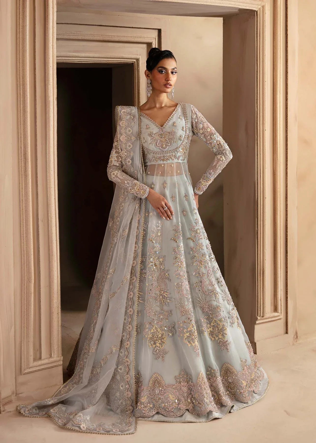 Akbar Aslam | Deewani Wedding Formals | Ophelia - Aqsa Fabrics