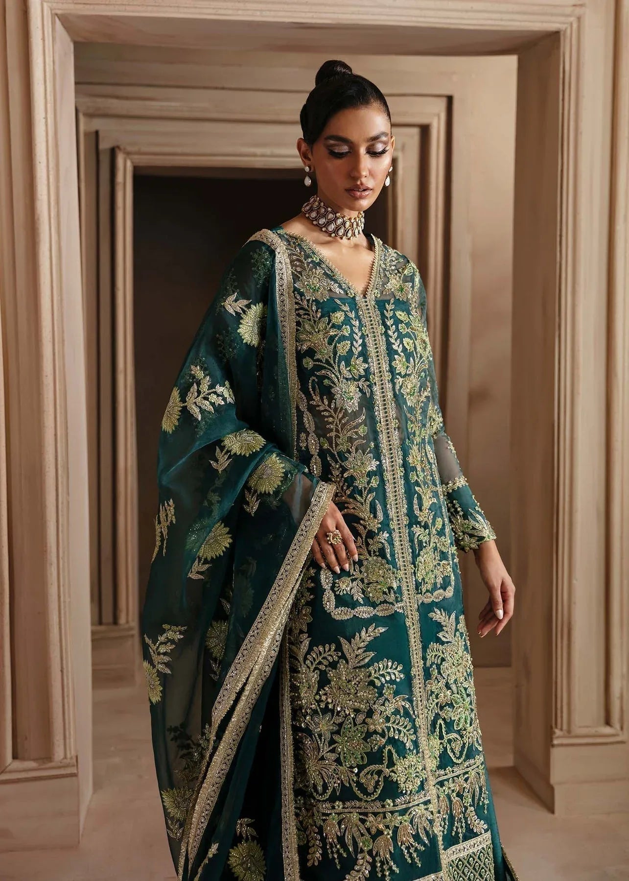 Akbar Aslam | Deewani Wedding Formals | Celeste - Aqsa Fabrics