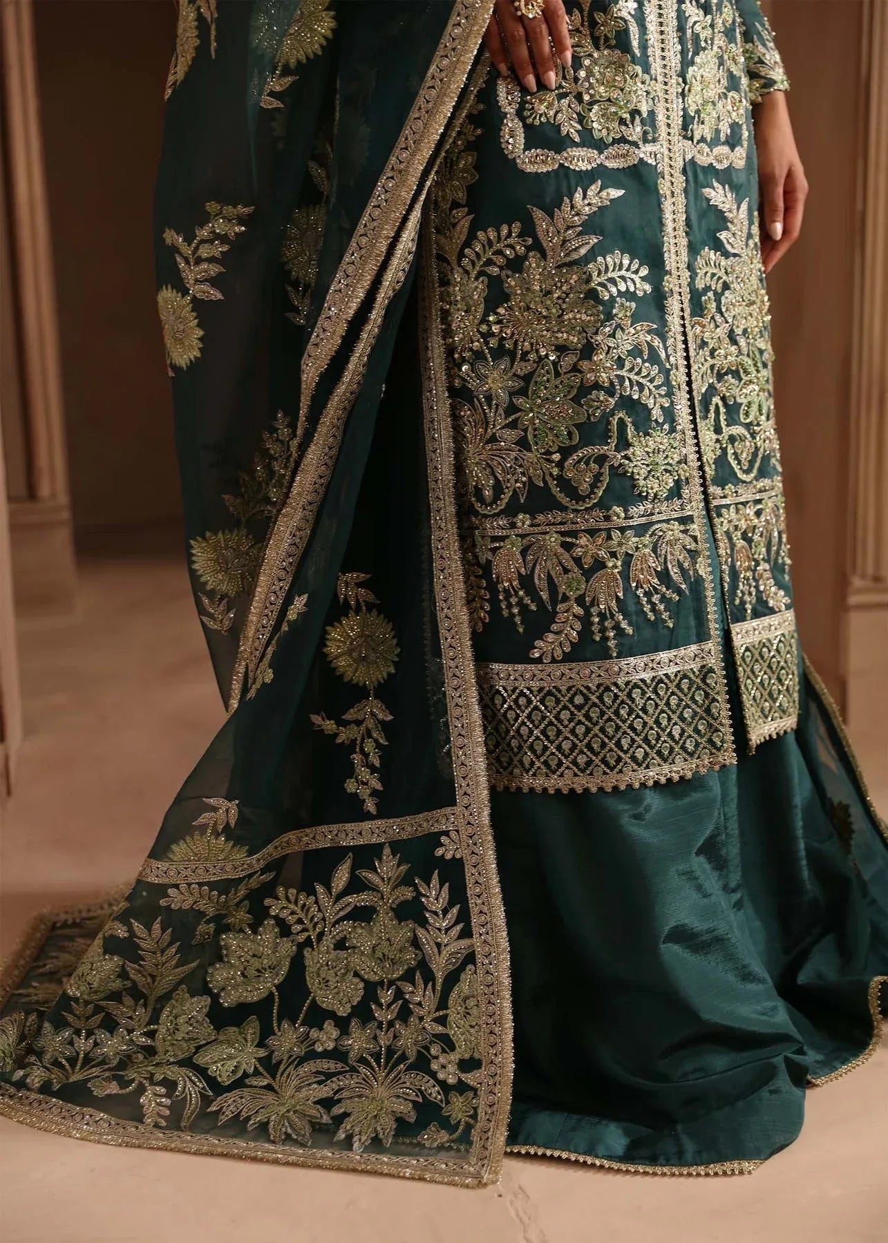 Akbar Aslam | Deewani Wedding Formals | Celeste - Aqsa Fabrics