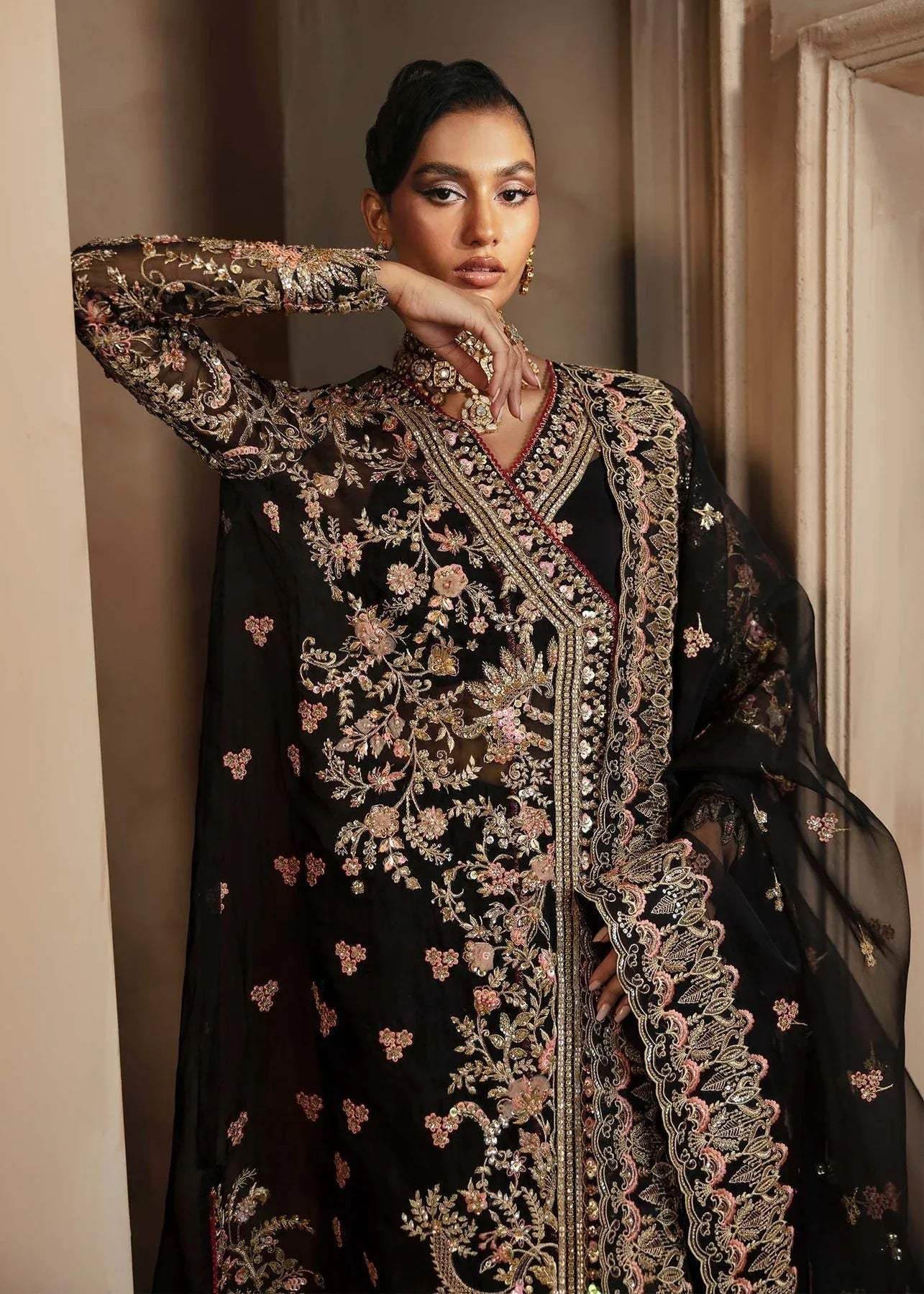 Akbar Aslam | Deewani Wedding Formals | Elysia - Aqsa Fabrics
